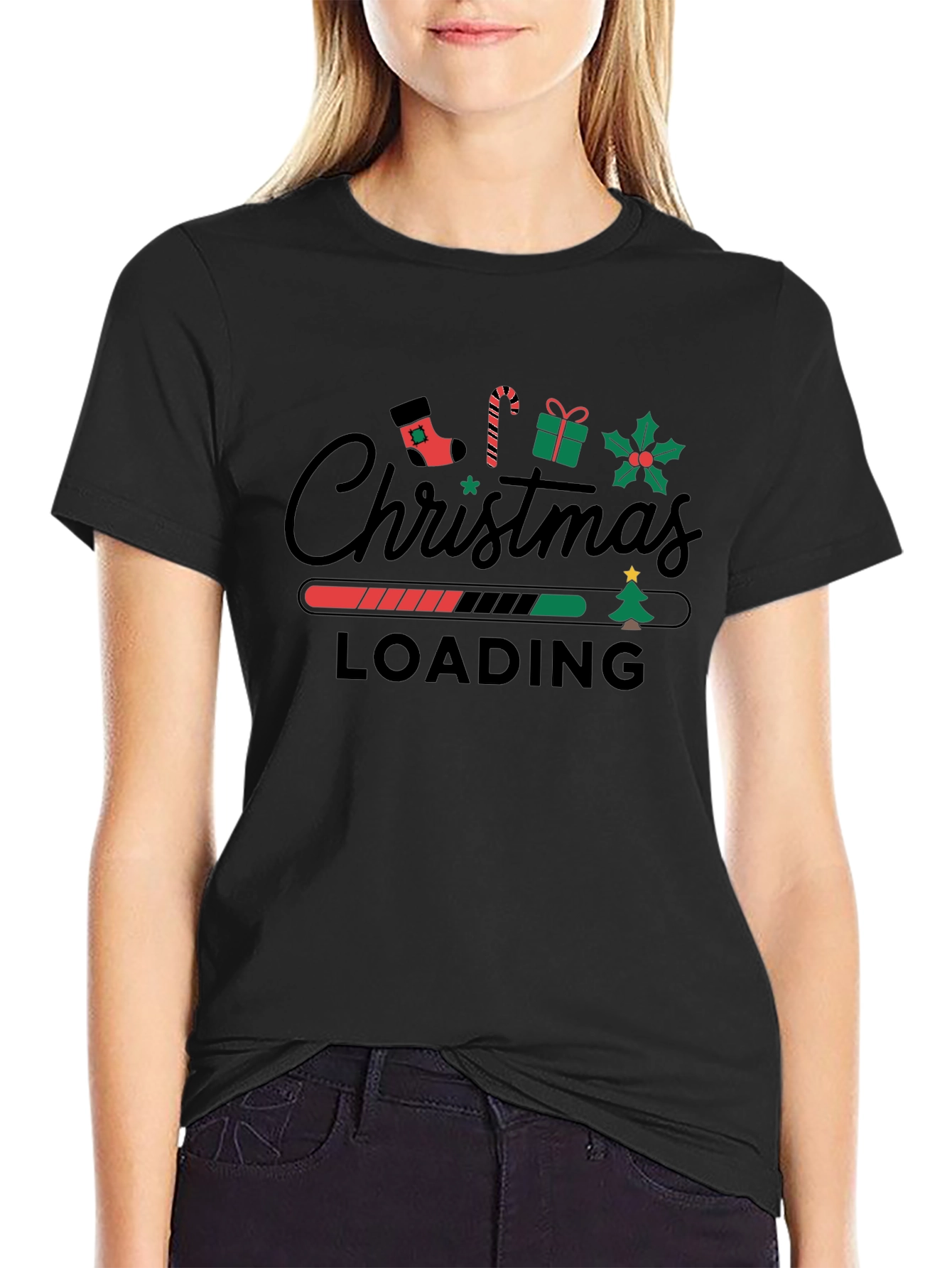 Christmas Loading T-Shirt - Holiday Festive Tee