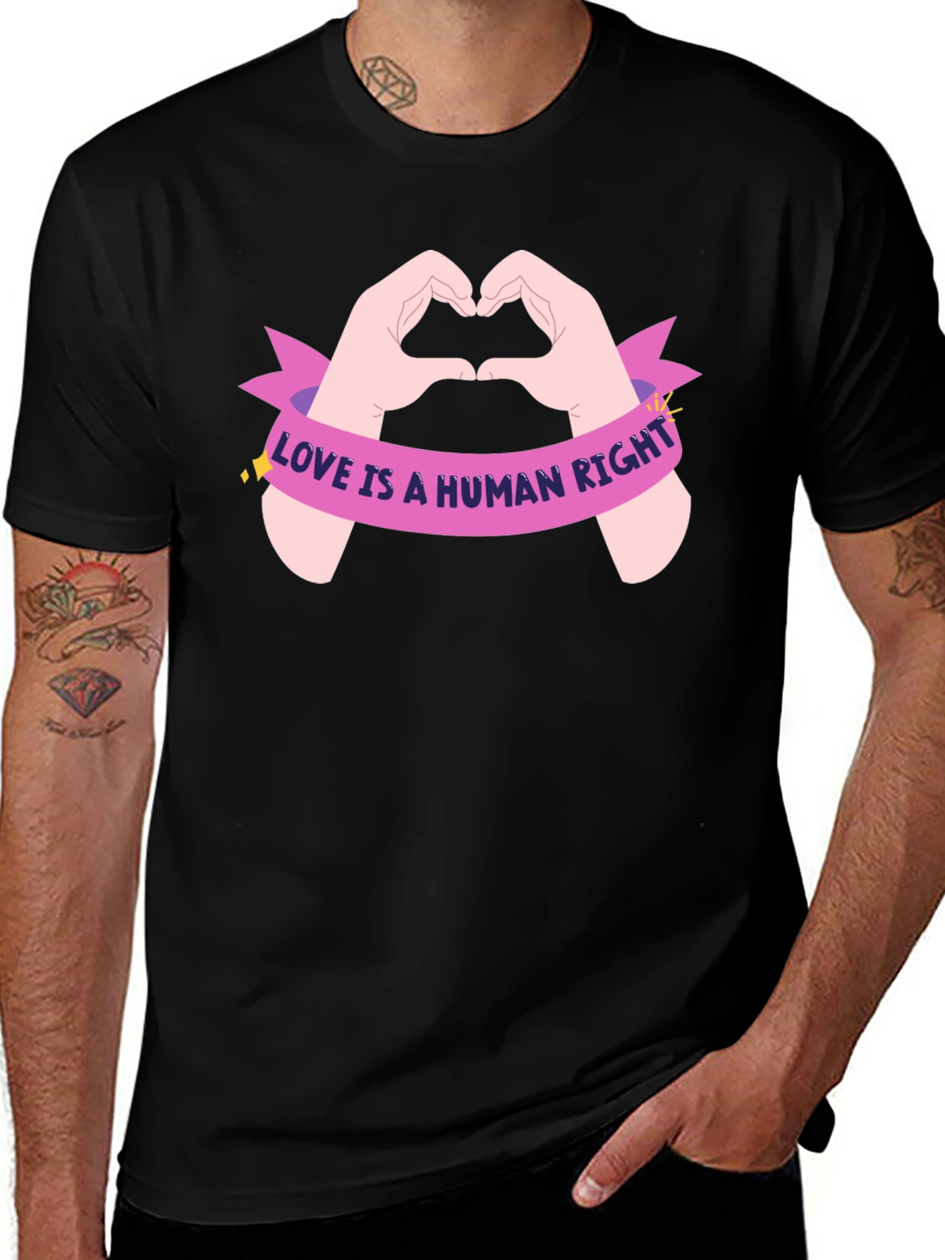 Love Is A Human Right Graphic Tee