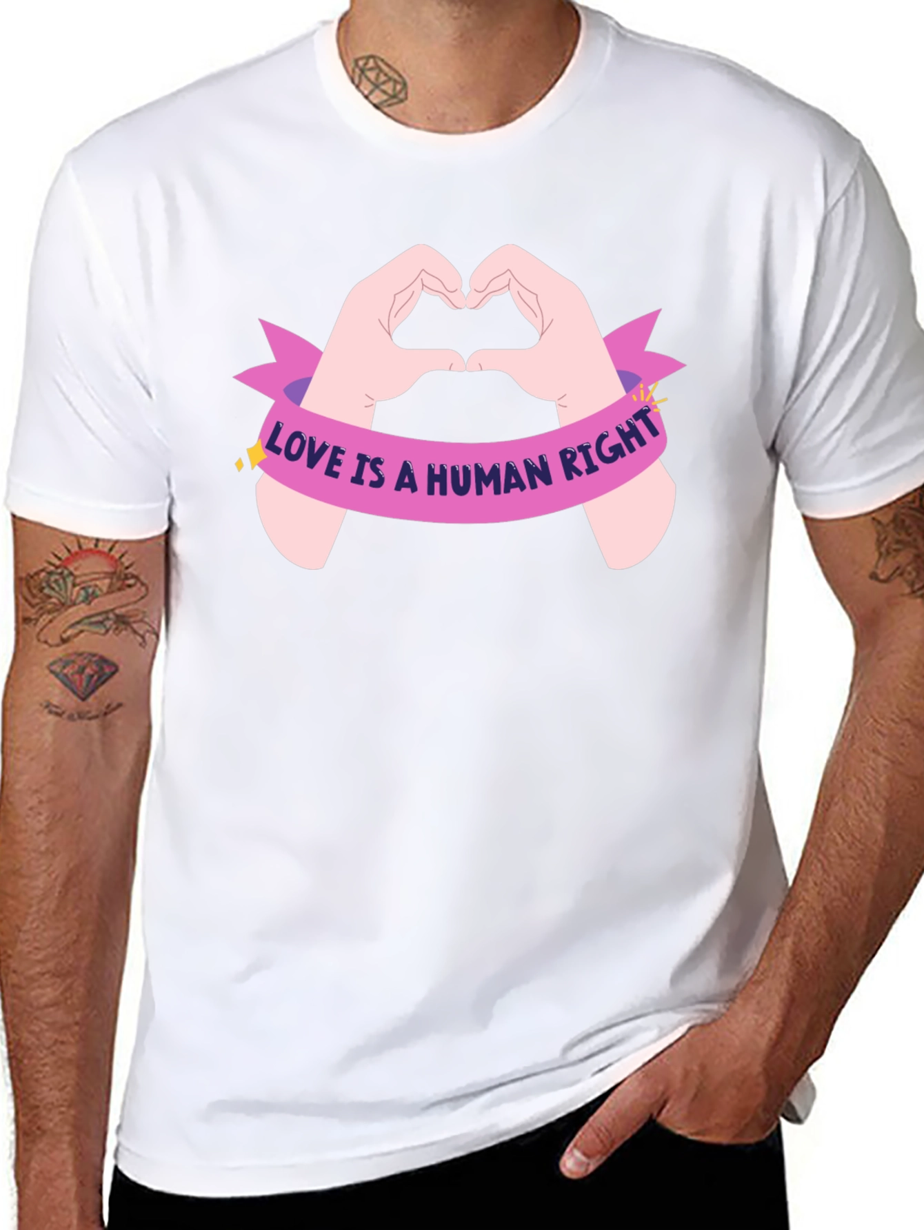Love Is A Human Right Graphic Tee