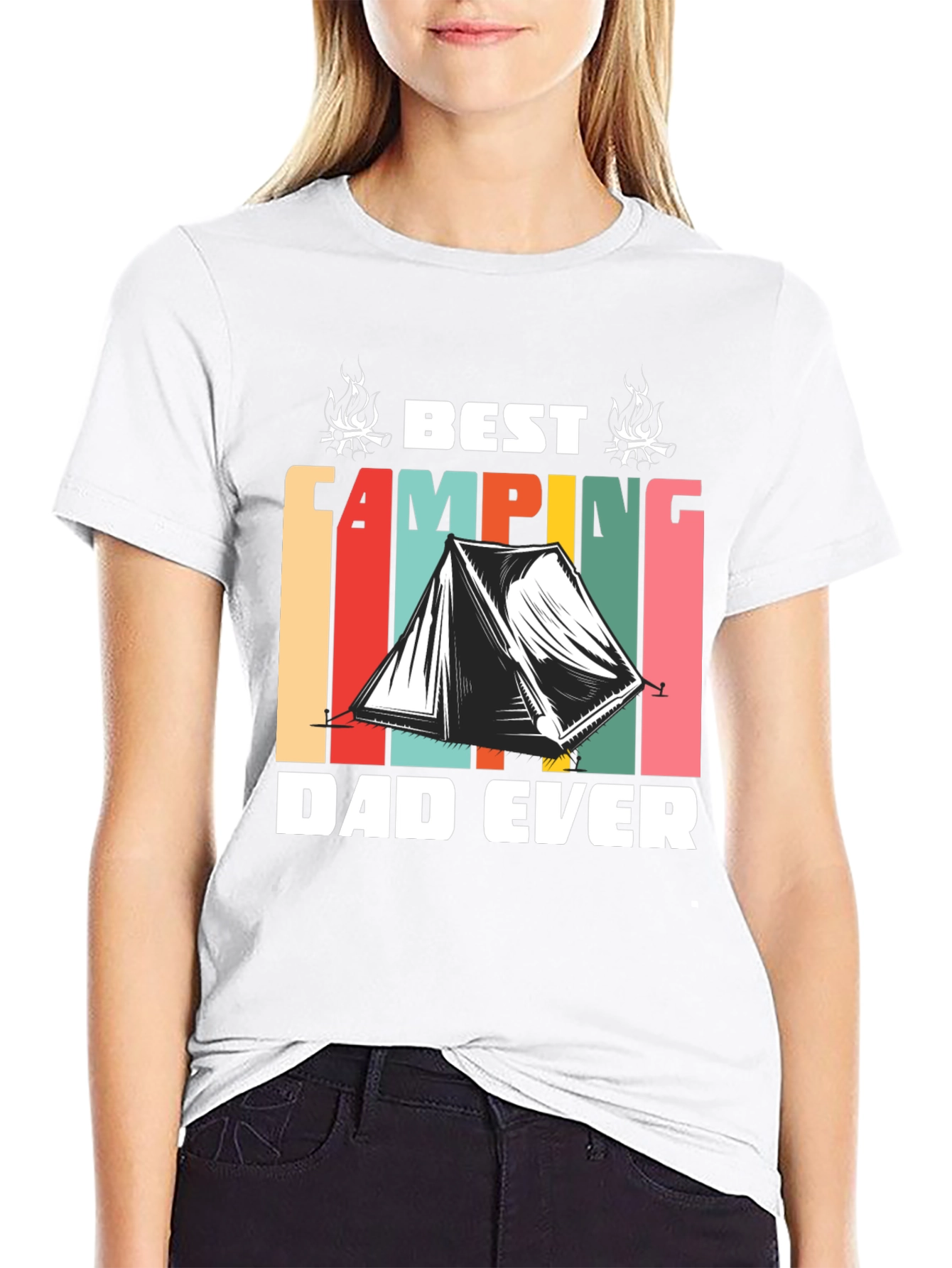 Best Camping Dad Ever T-Shirt
