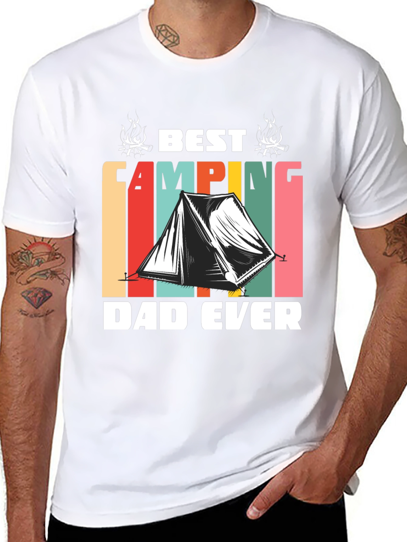 Best Camping Dad Ever T-Shirt