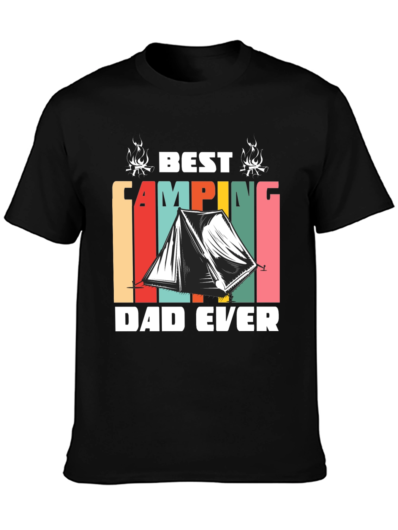 Best Camping Dad Ever T-Shirt