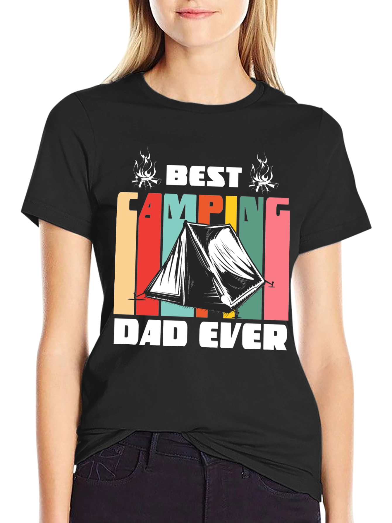 Best Camping Dad Ever T-Shirt