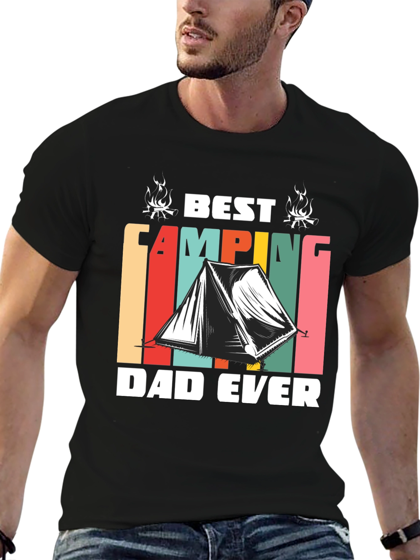 Best Camping Dad Ever T-Shirt