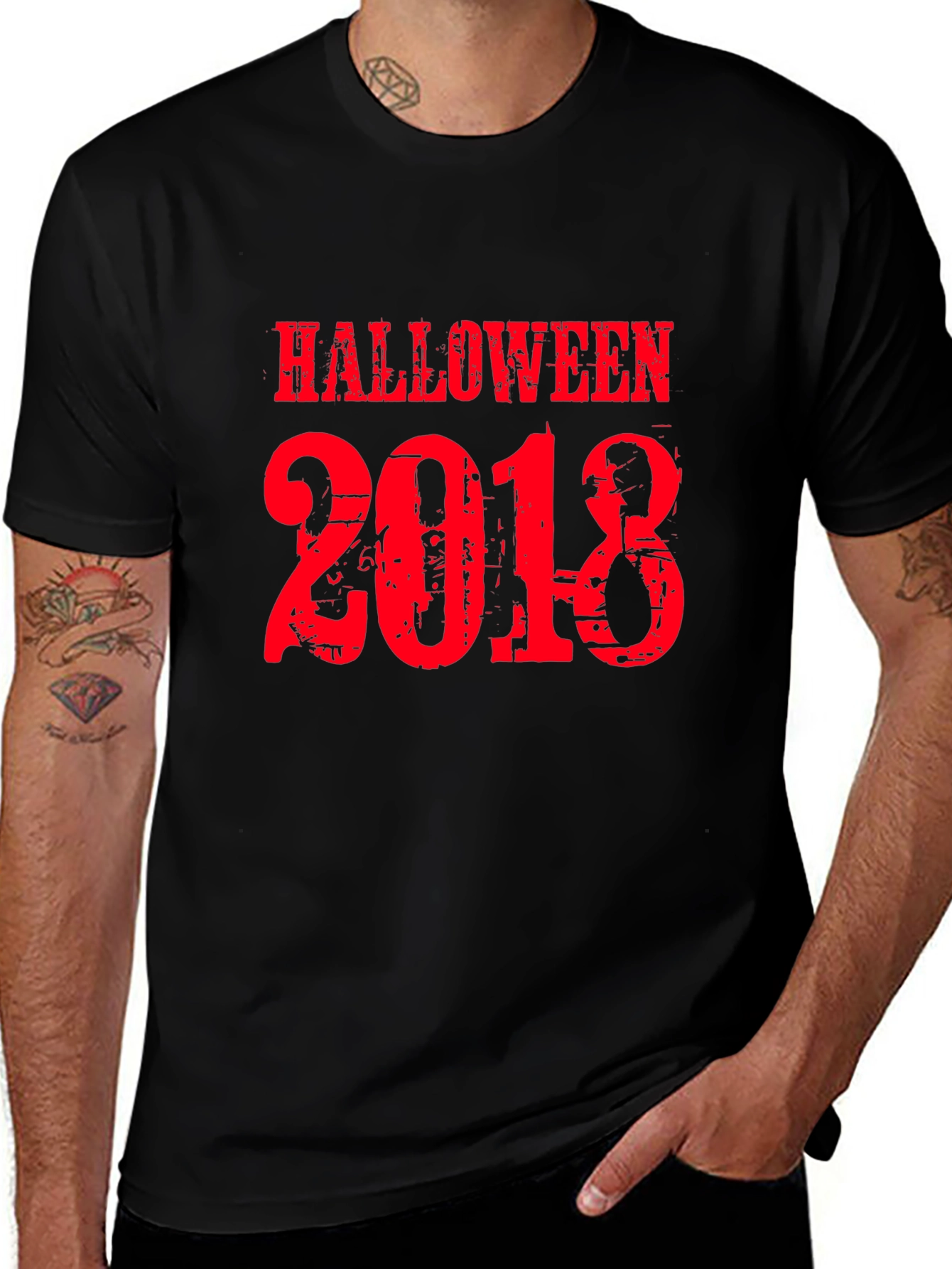 Halloween 2018 Graphic Tee - Black