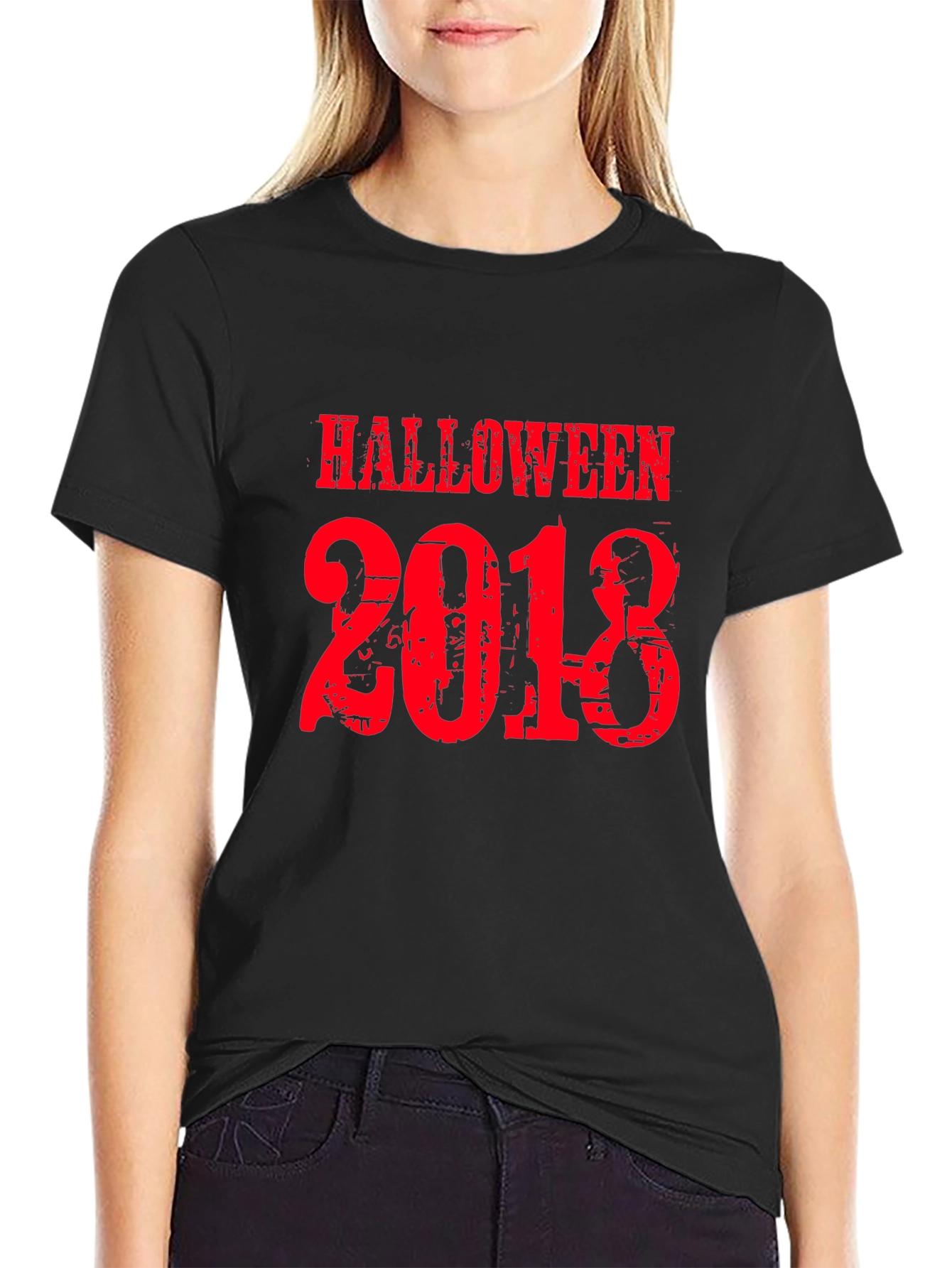 Halloween 2018 Graphic Tee - Black