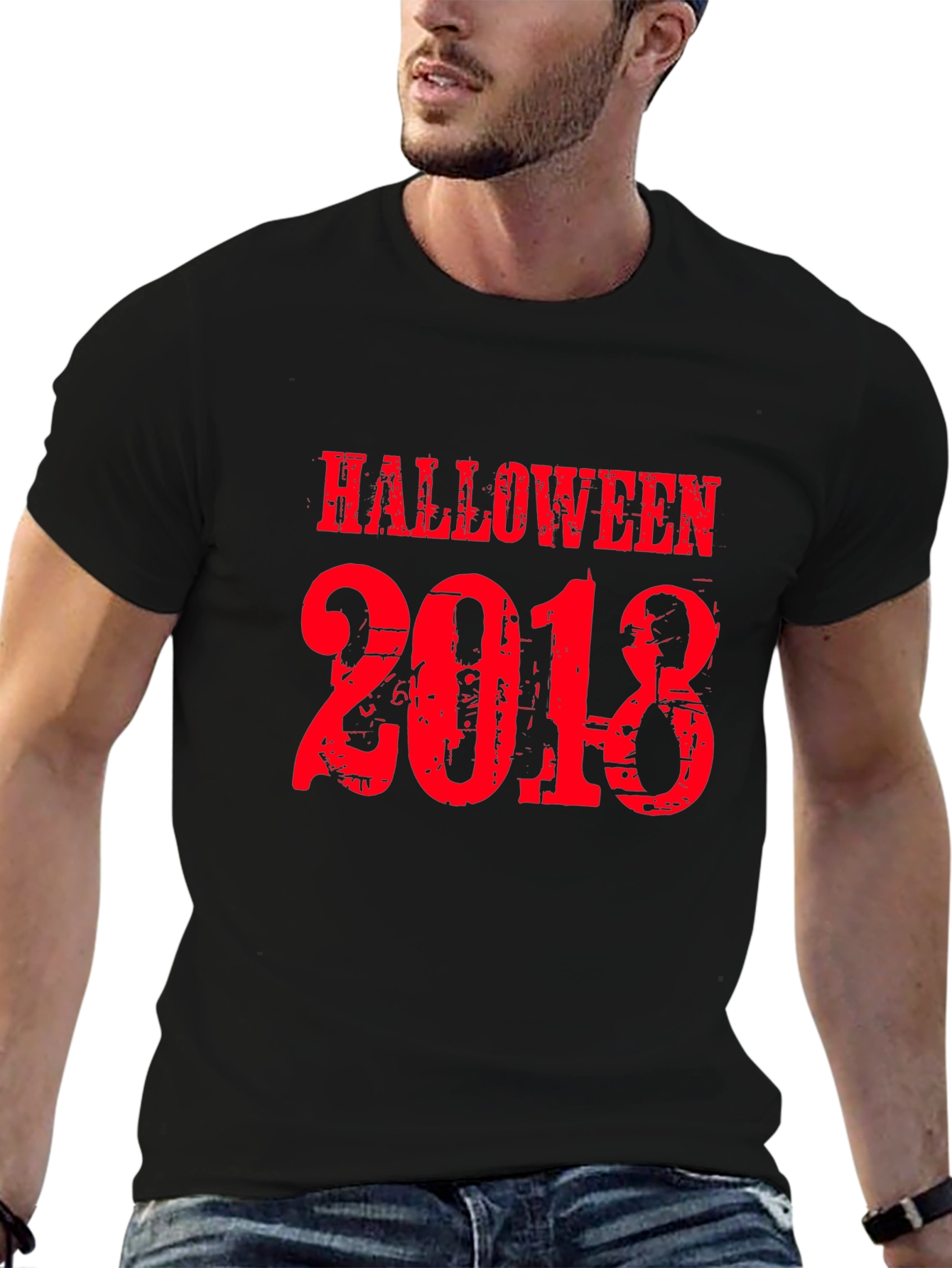 Halloween 2018 Graphic Tee - Black