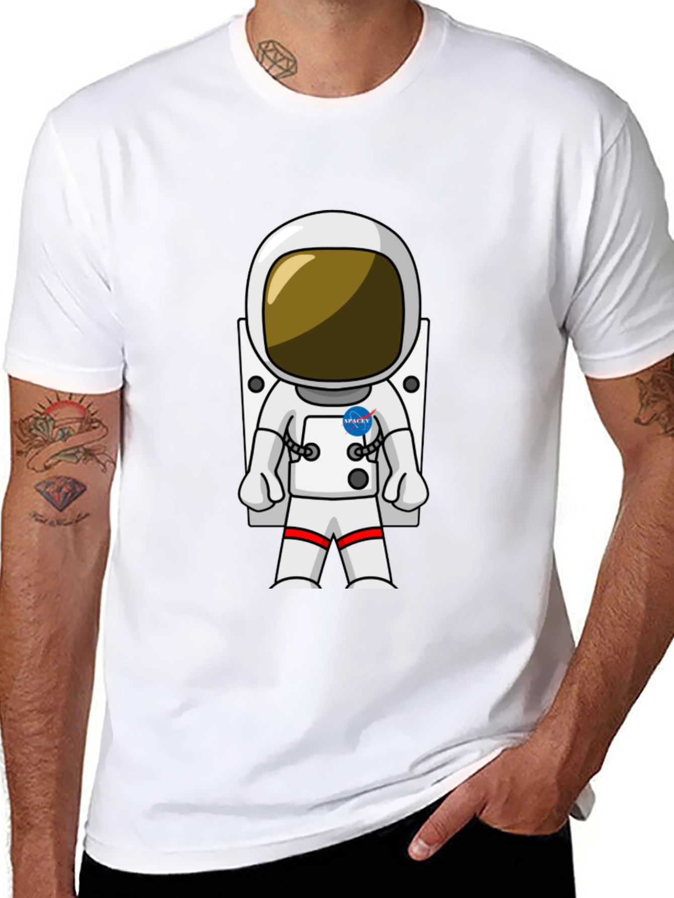 Astronaut Graphic Tee - Space Explorer T-Shirt