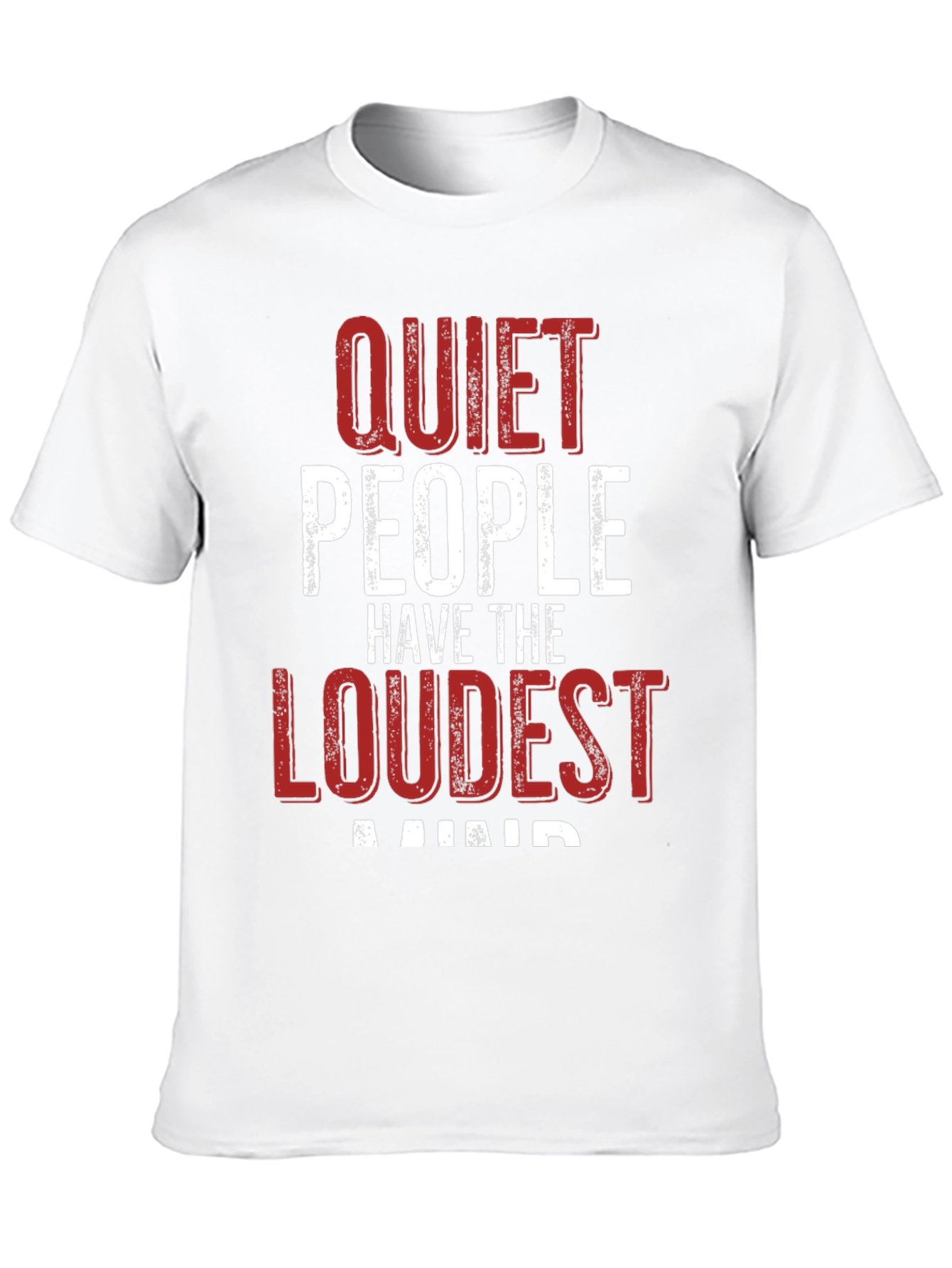 Quiet People Loudest Minds Graphic T-Shirt