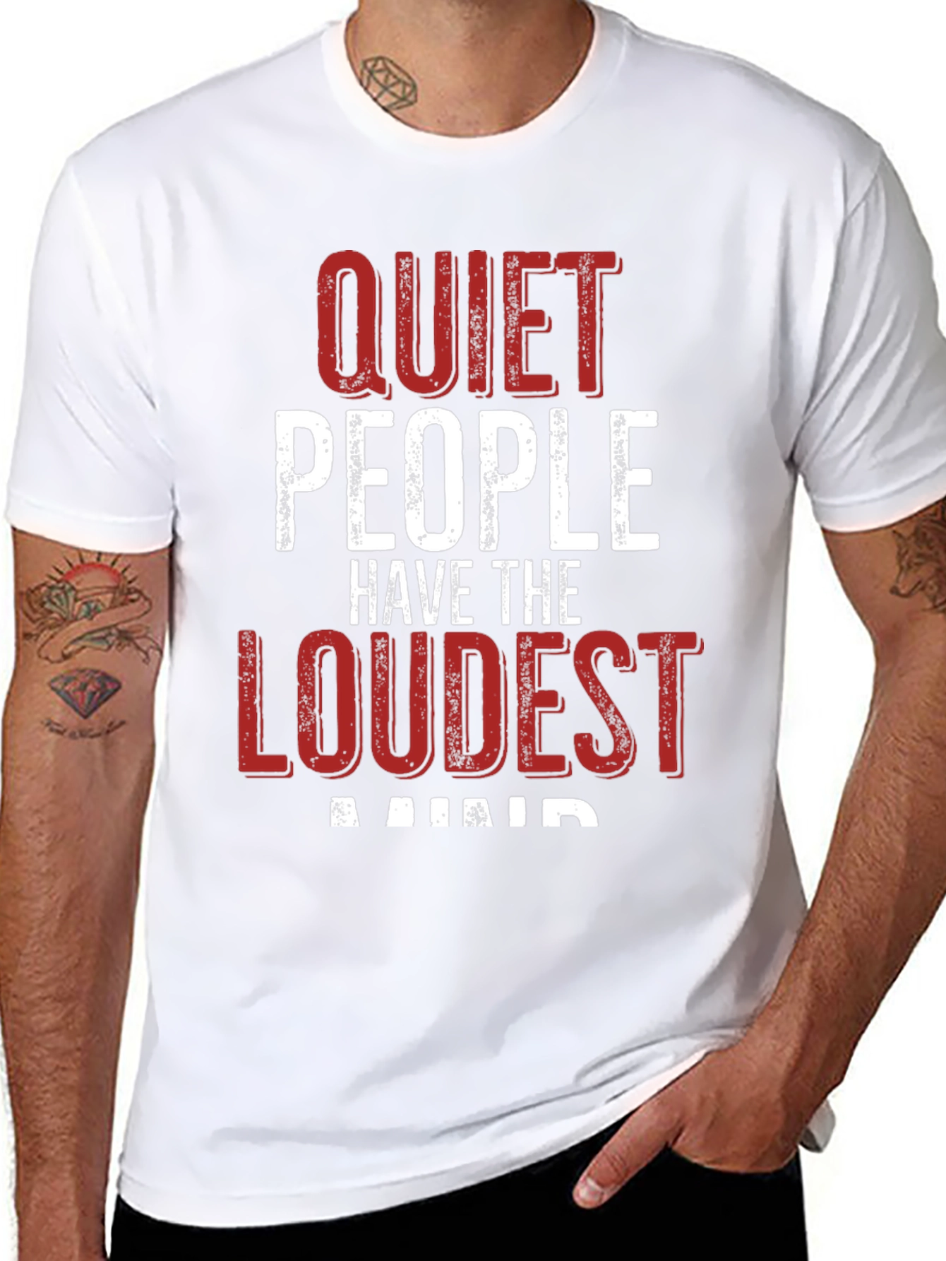 Quiet People Loudest Minds Graphic T-Shirt