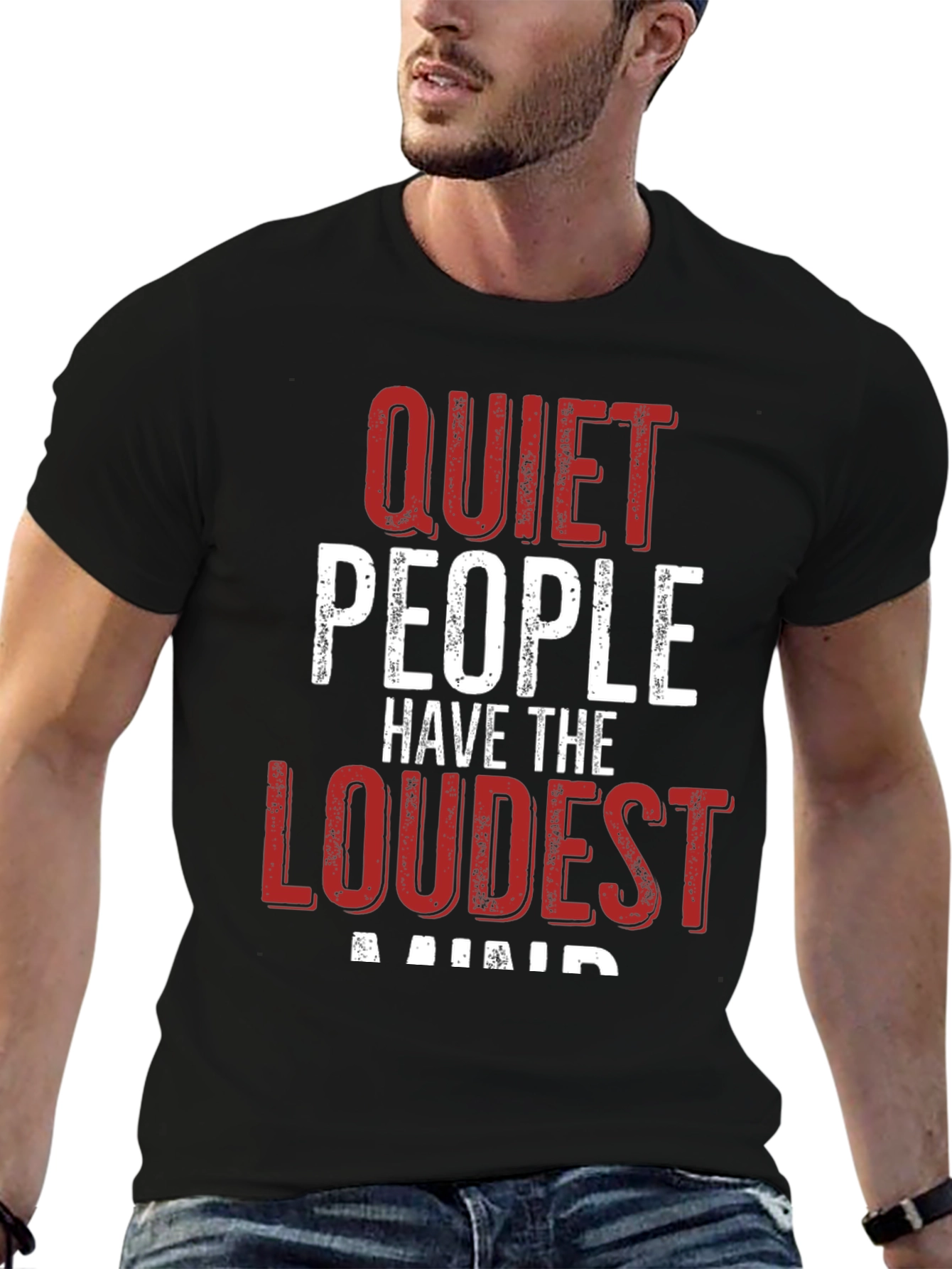Quiet People Loudest Minds Graphic T-Shirt