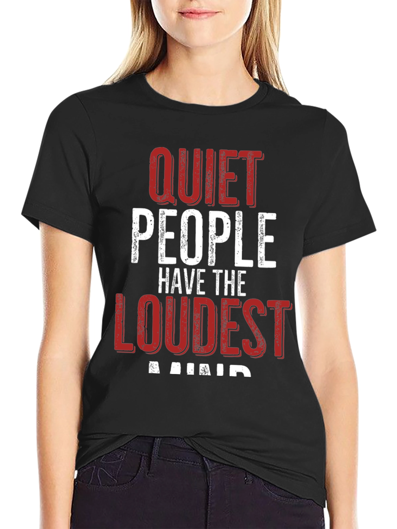 Quiet People Loudest Minds Graphic T-Shirt
