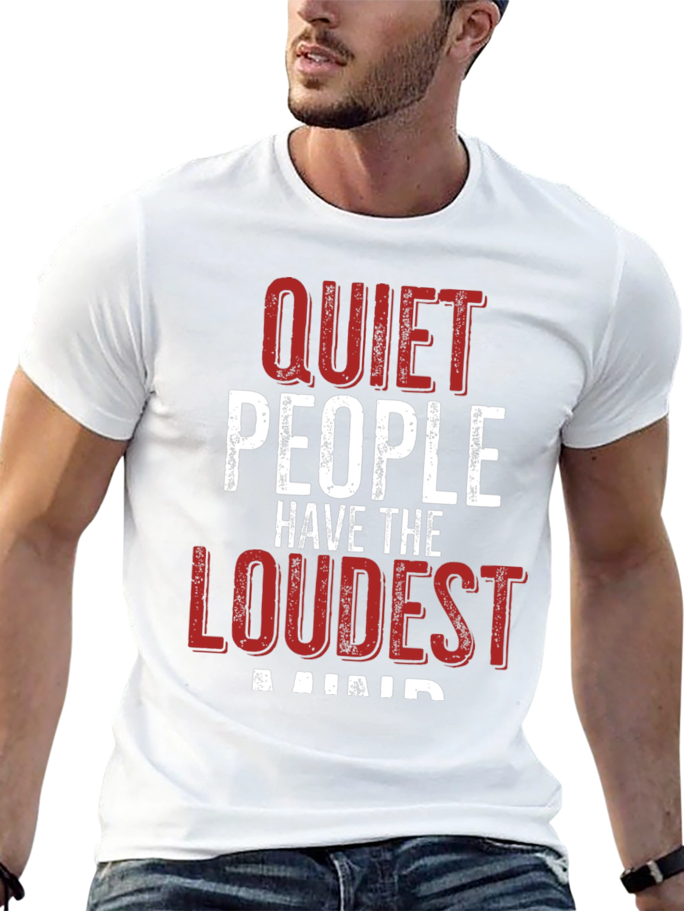 Quiet People Loudest Minds Graphic T-Shirt