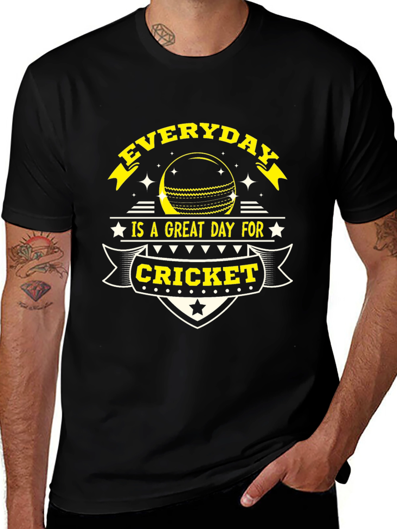 Everyday is Cricket T-Shirt - Sports Fan Tee