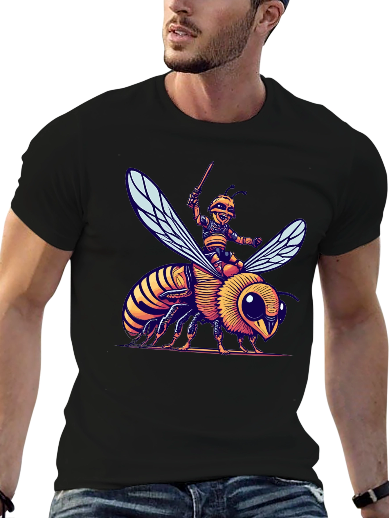 Bee Rider Graphic T-Shirt - Unique Design