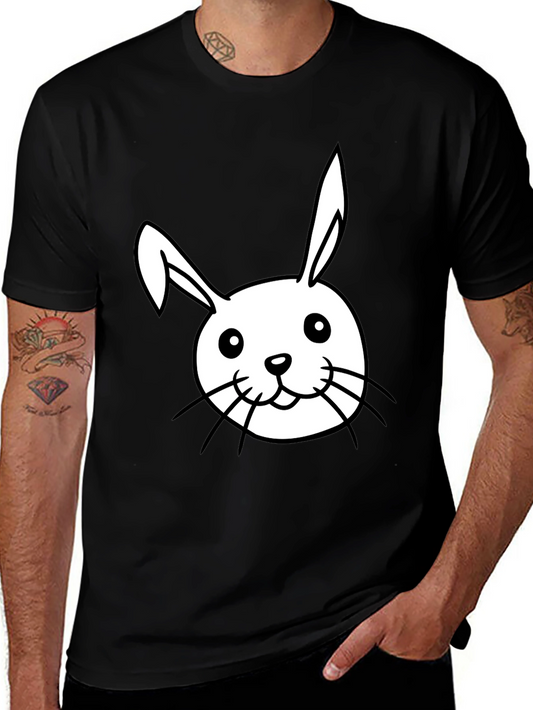 Bunny Graphic Black Tee