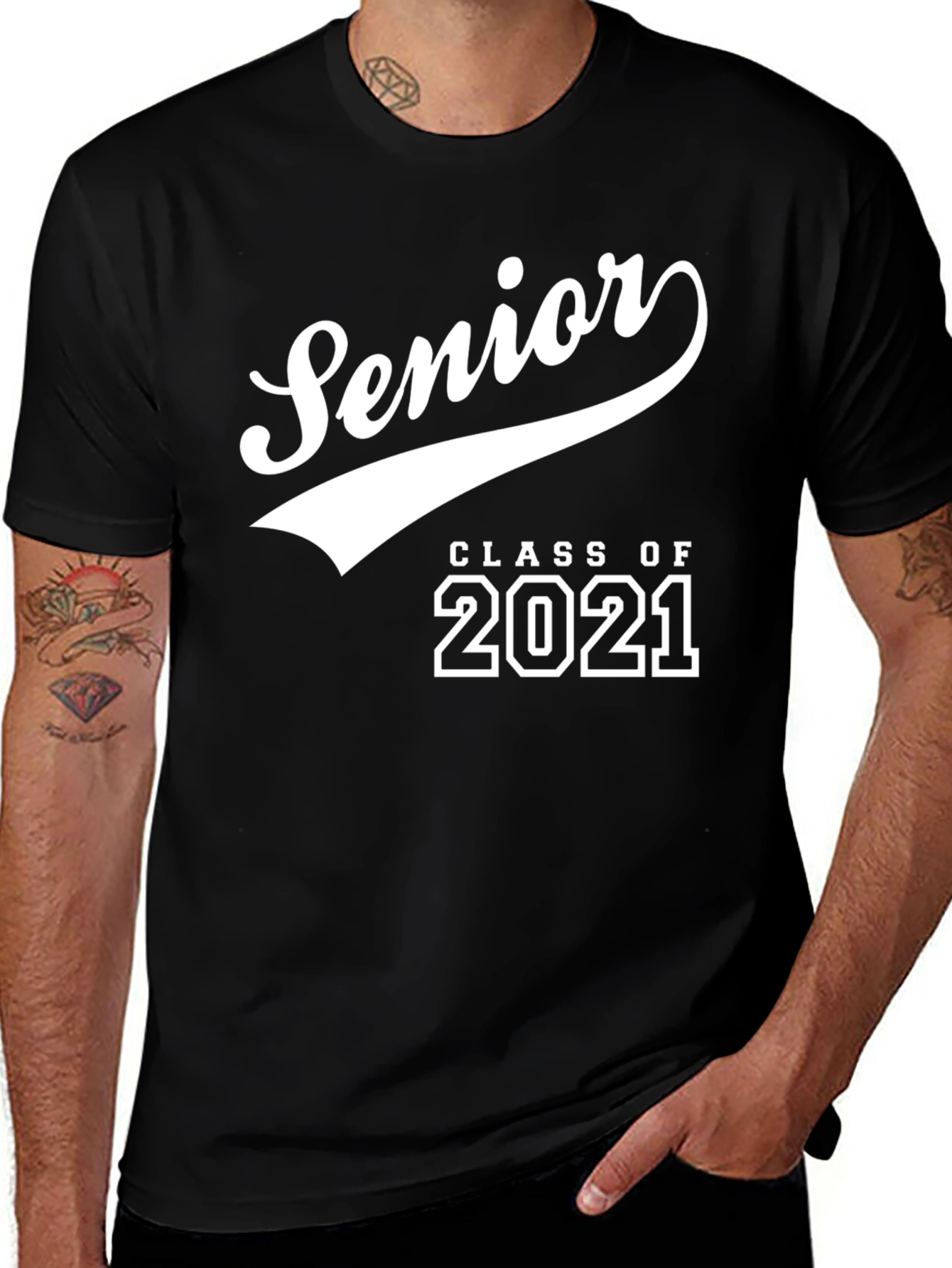 Senior Class of 2021 T-Shirt - Black