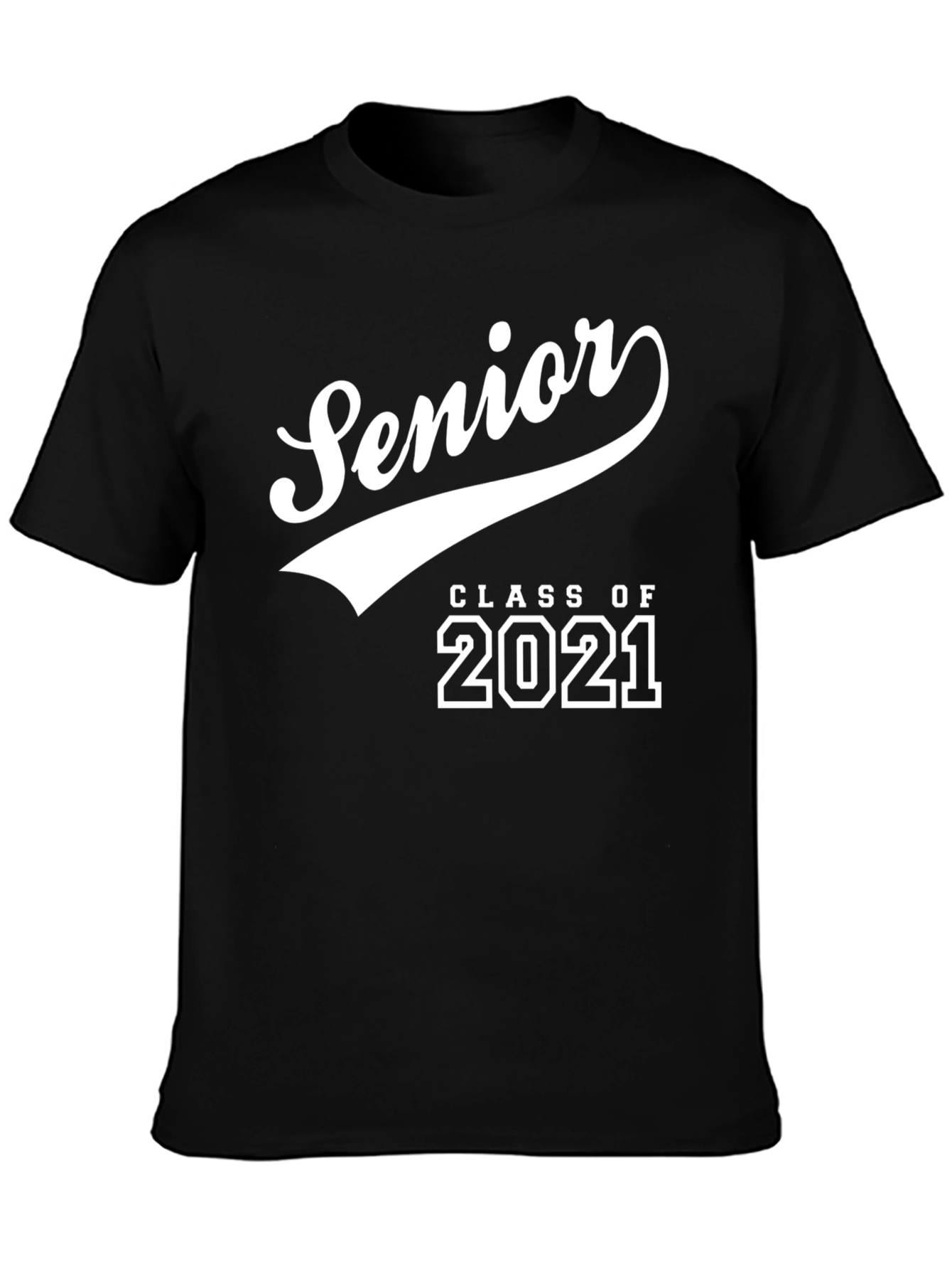Senior Class of 2021 T-Shirt - Black