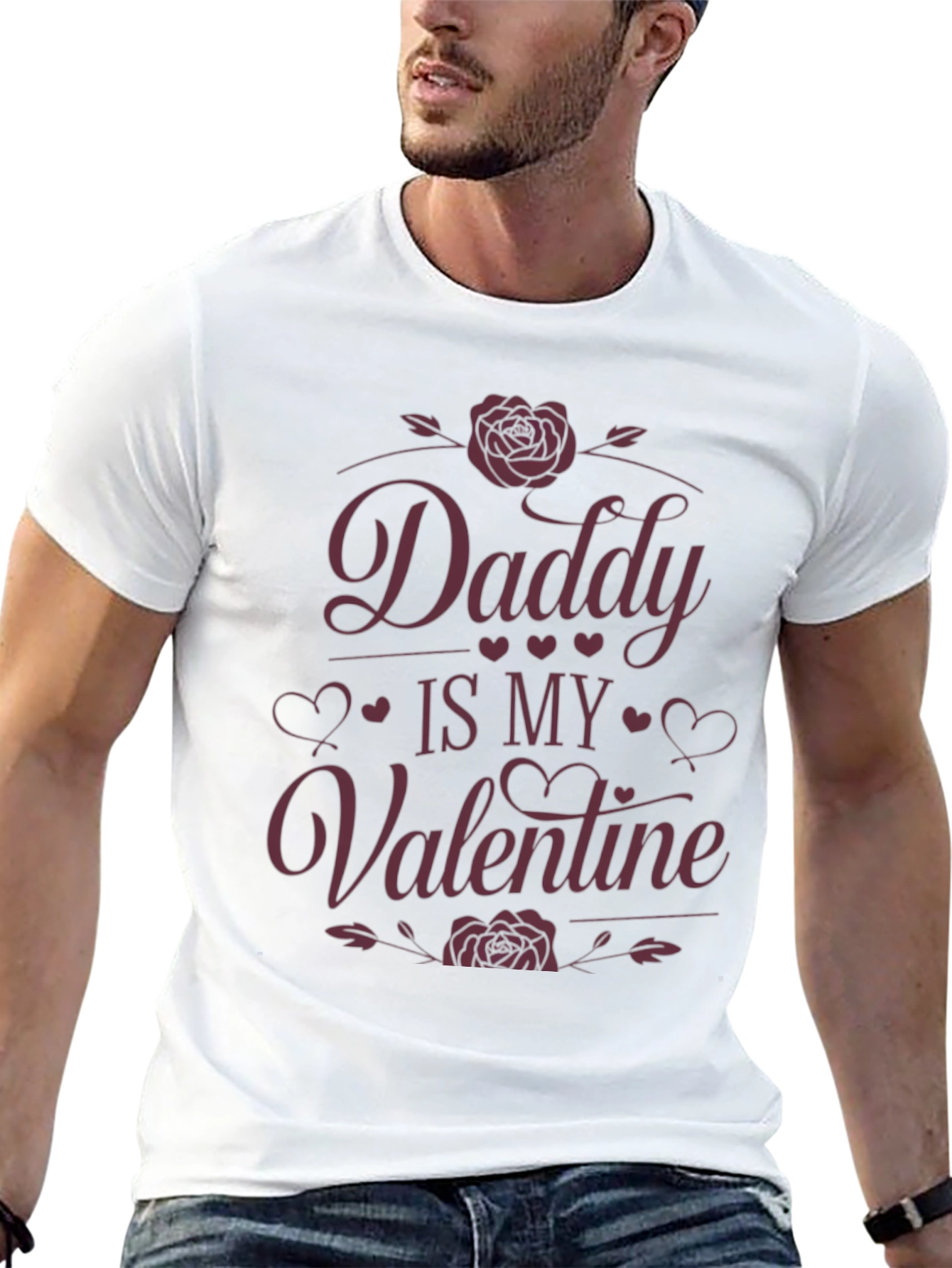 Daddy Is My Valentine - Mens Graphic T-Shirt