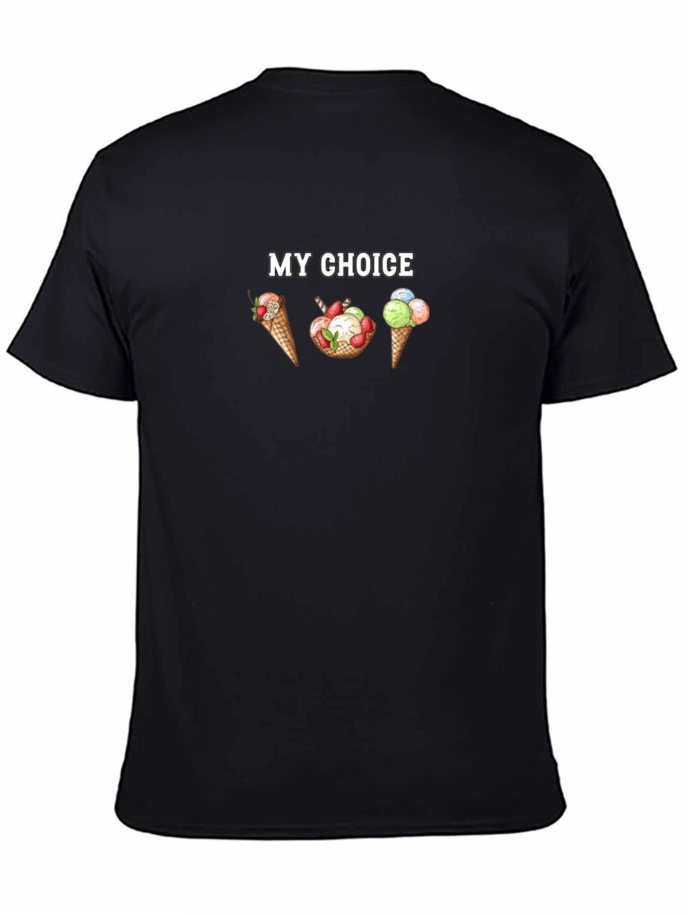 My Choice Ice Cream Graphic T-Shirt