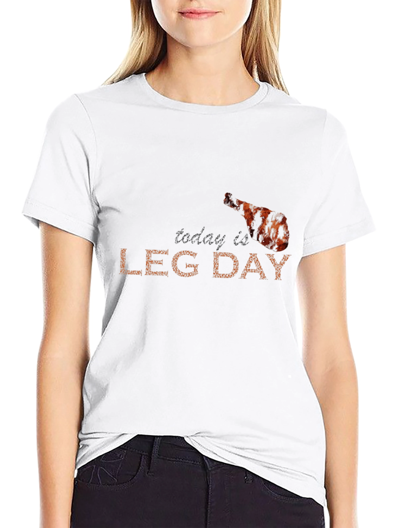 Today is Leg Day Funny Graphic Tee
