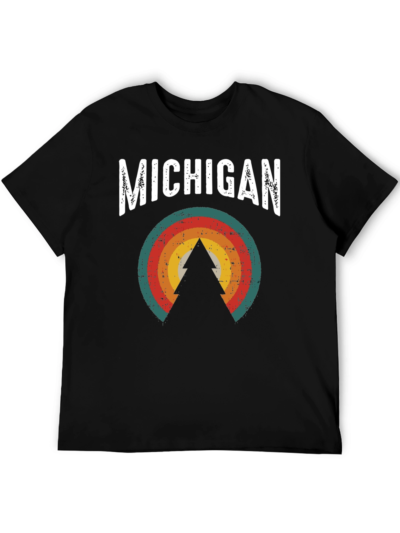 Michigan Retro Tree Graphic Tee