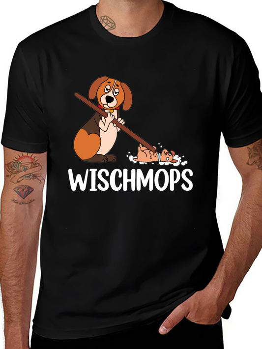 Funny Dog Wischmops T-Shirt