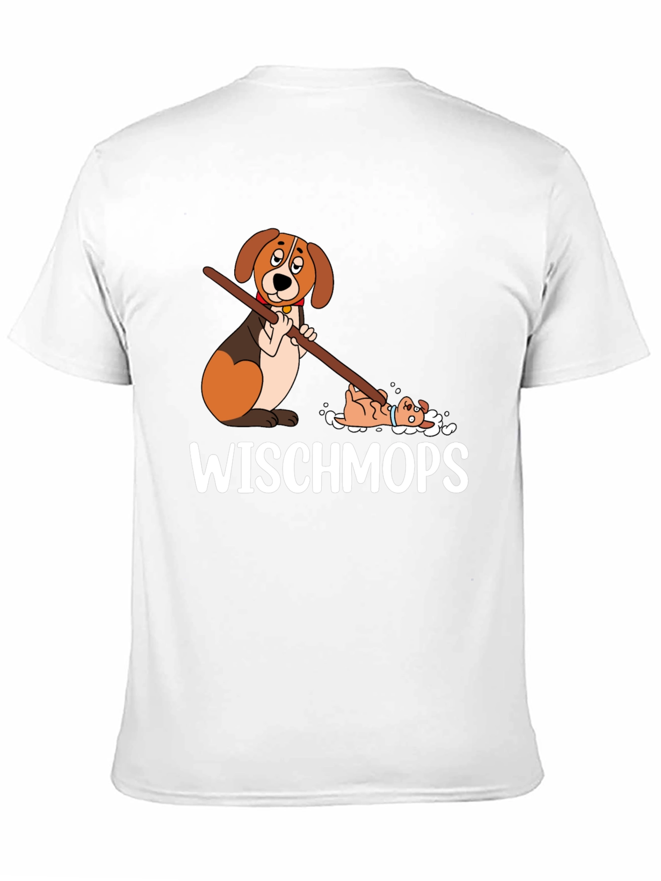 Funny Dog Wischmops T-Shirt