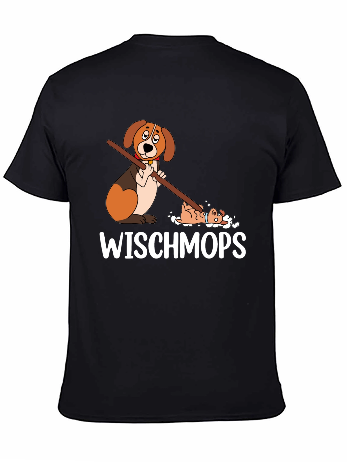 Funny Dog Wischmops T-Shirt