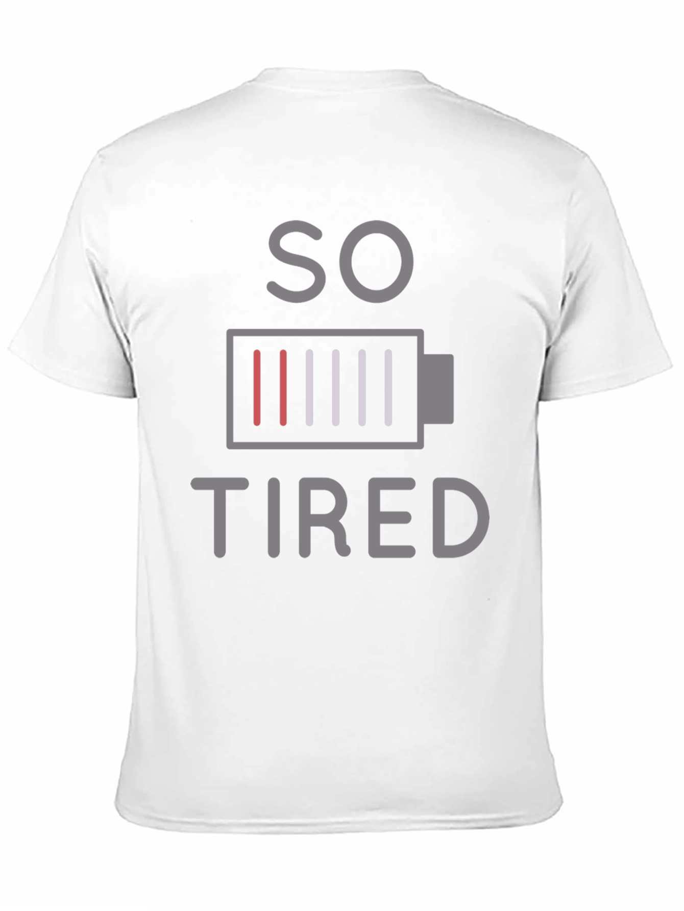 So Tired Graphic Tee - Black Cotton Comfort
