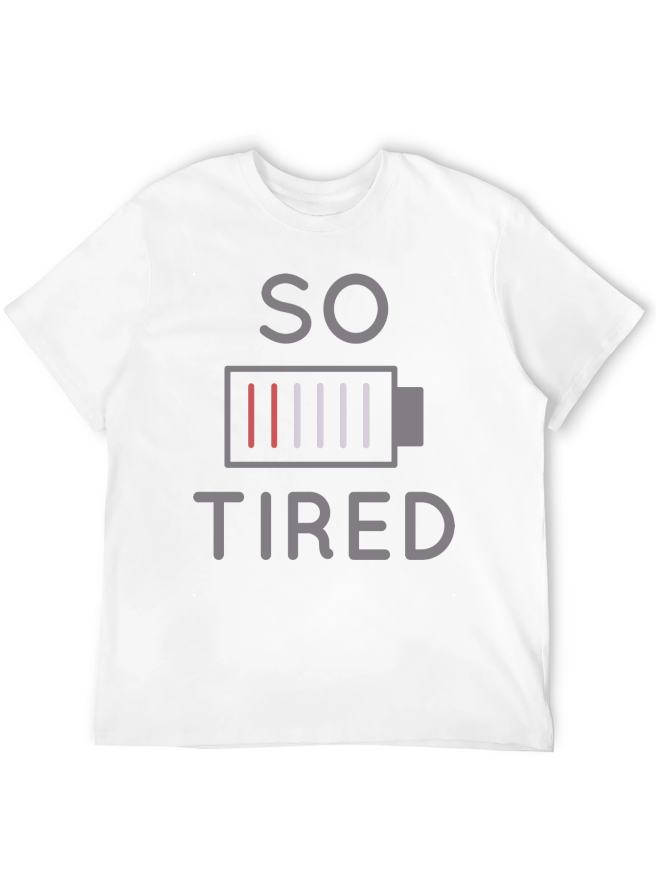 So Tired Graphic Tee - Black Cotton Comfort
