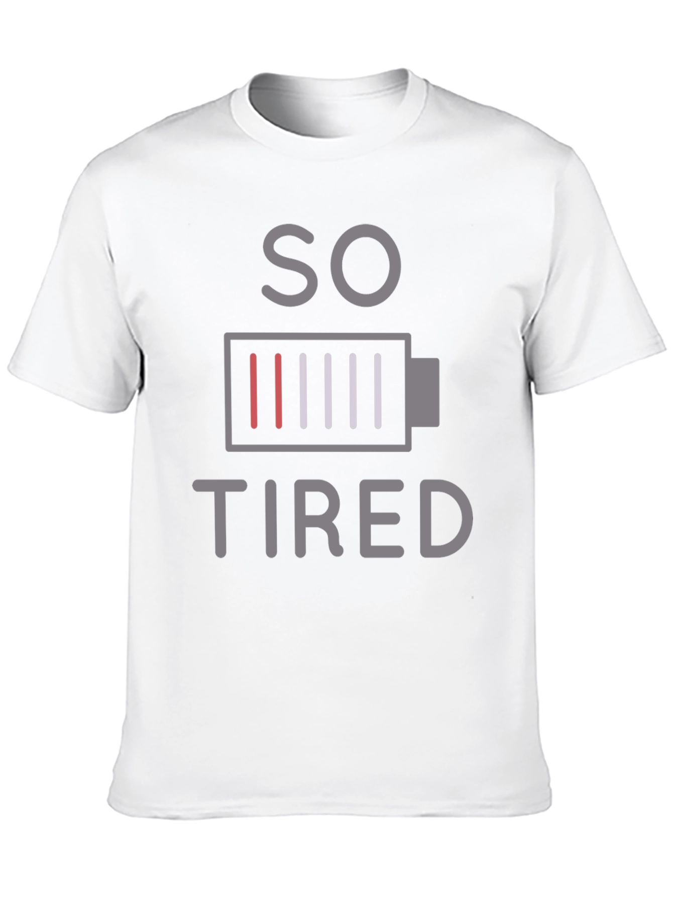 So Tired Graphic Tee - Black Cotton Comfort