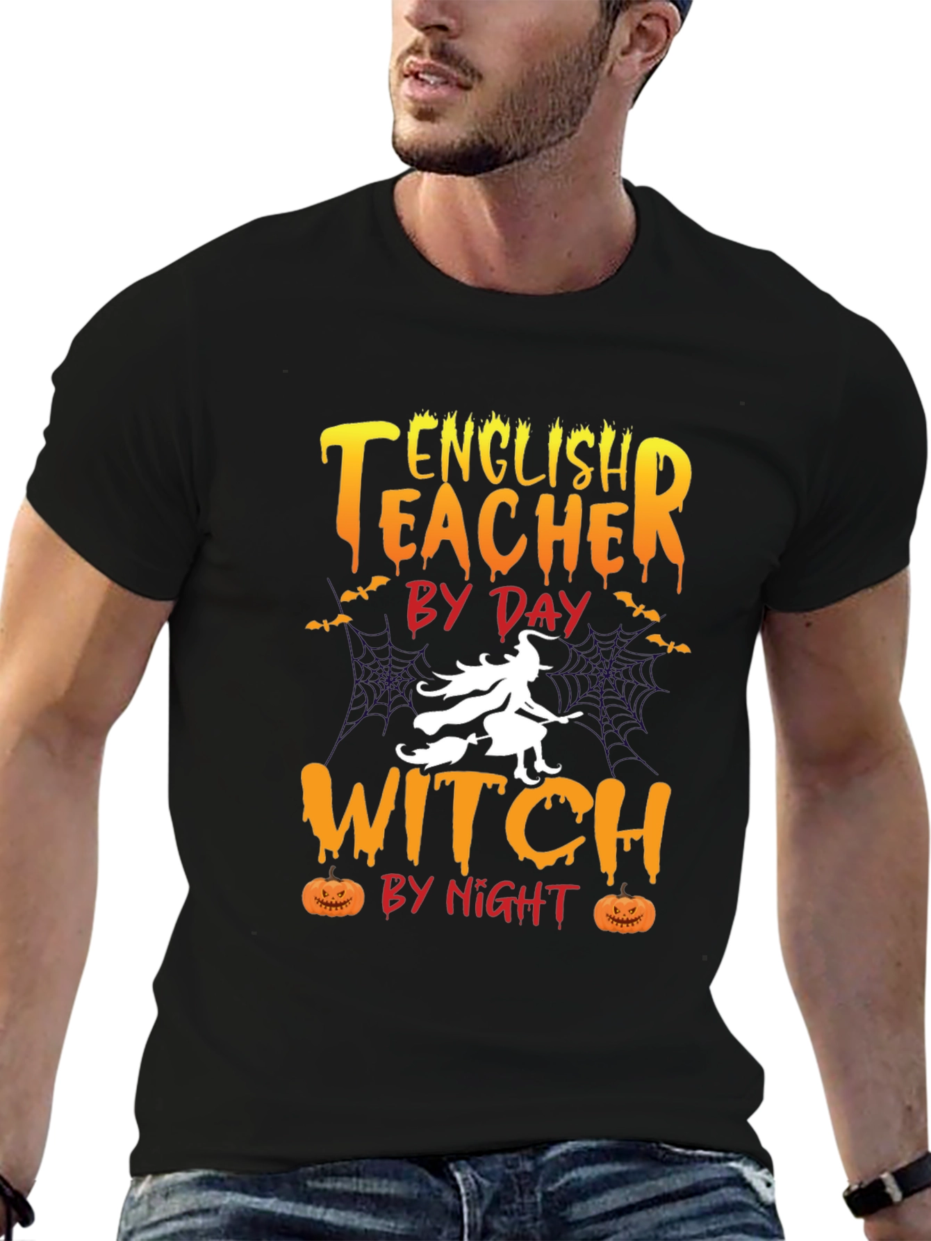 English Teacher Witch T-Shirt - Halloween
