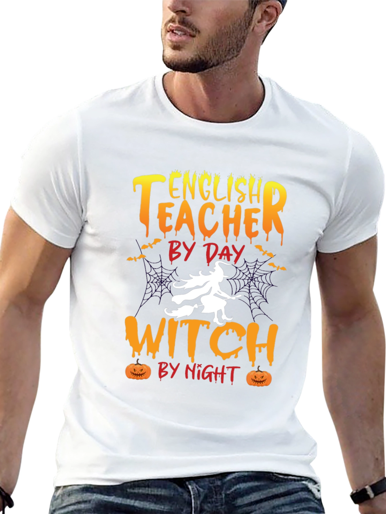 English Teacher Witch T-Shirt - Halloween