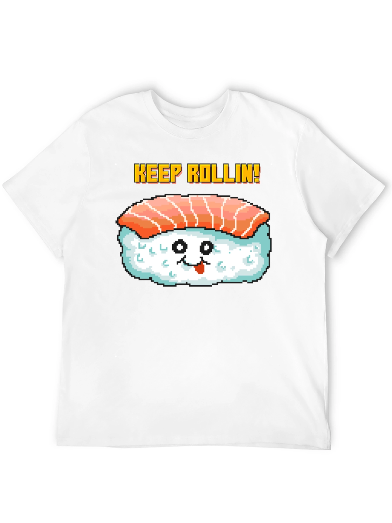 Keep Rollin Sushi Graphic Tee - Black