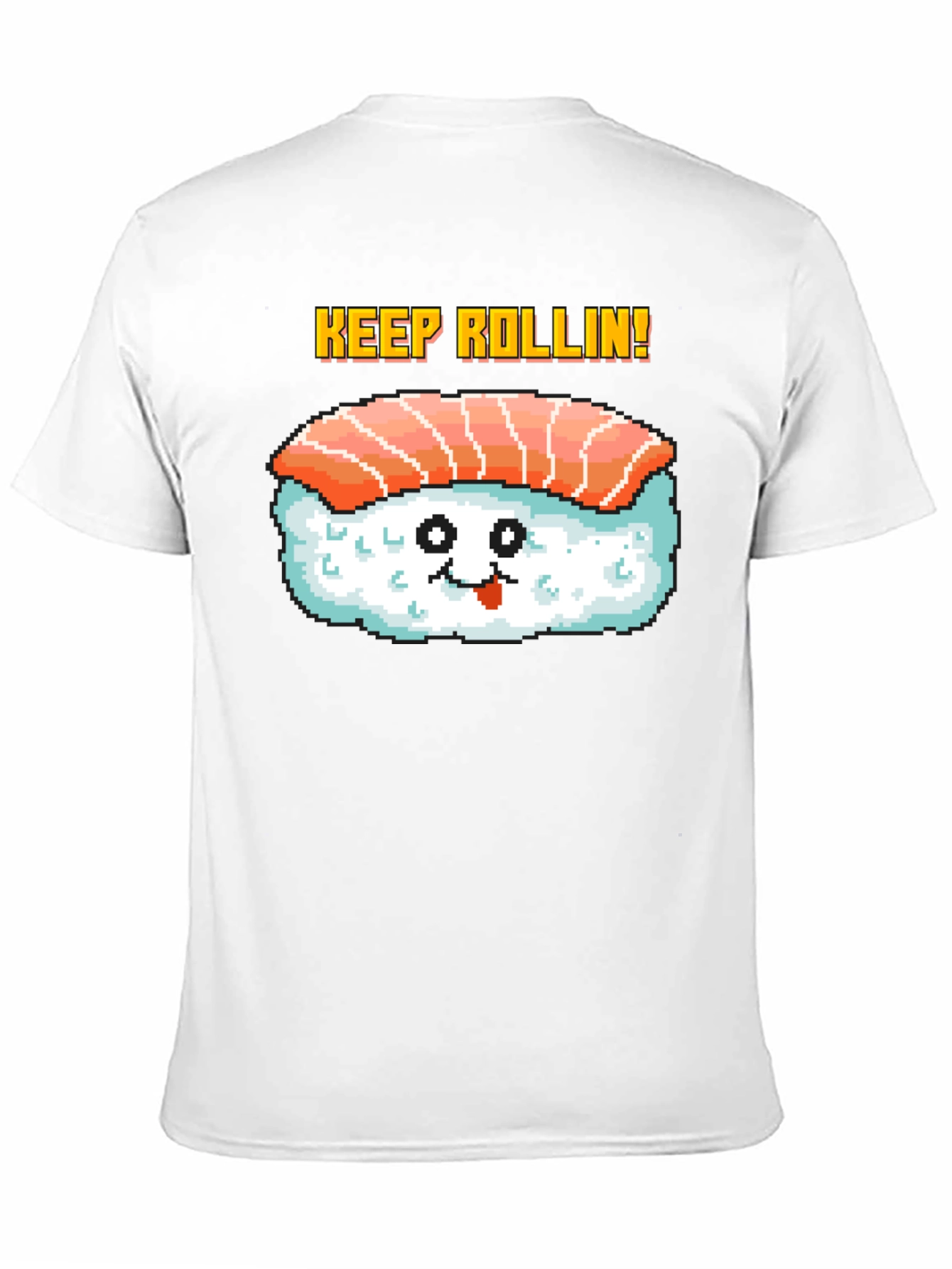 Keep Rollin Sushi Graphic Tee - Black