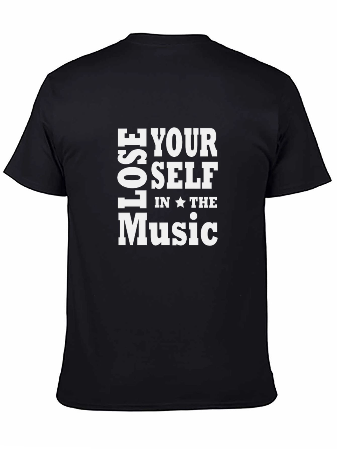 Lose Yourself in the Music T-Shirt - Black