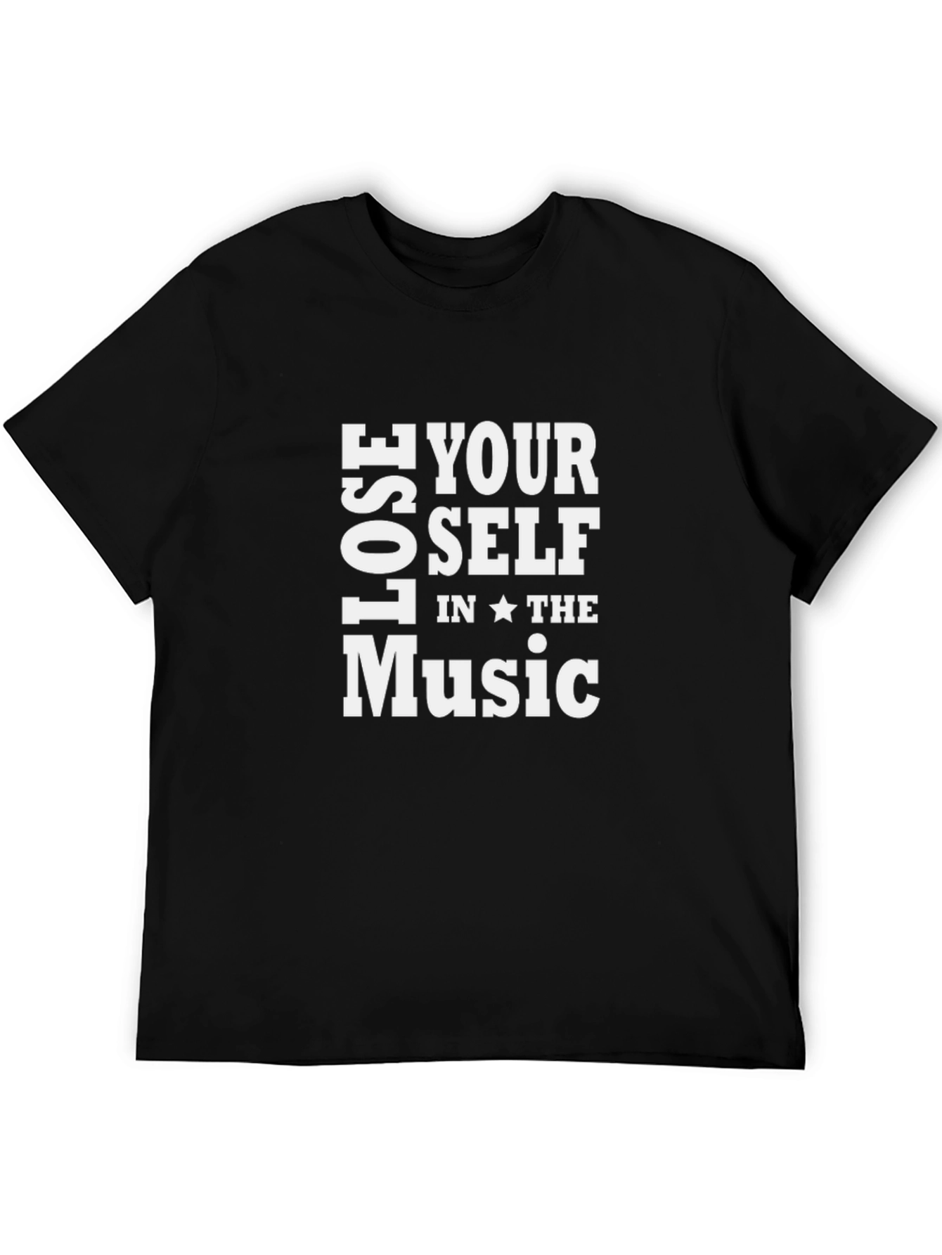 Lose Yourself in the Music T-Shirt - Black