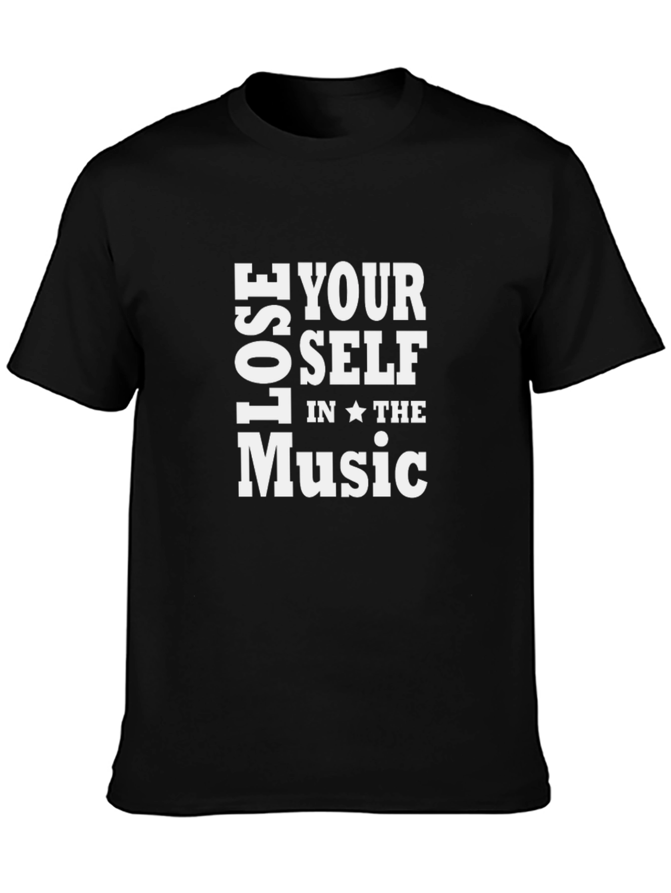 Lose Yourself in the Music T-Shirt - Black