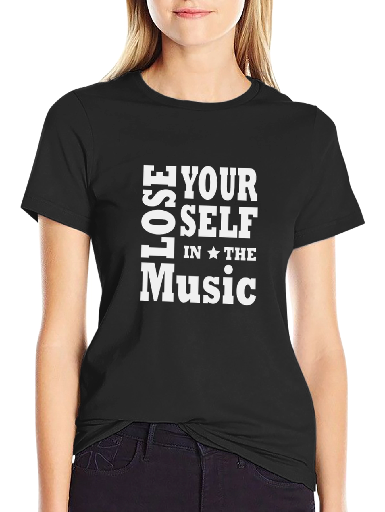 Lose Yourself in the Music T-Shirt - Black