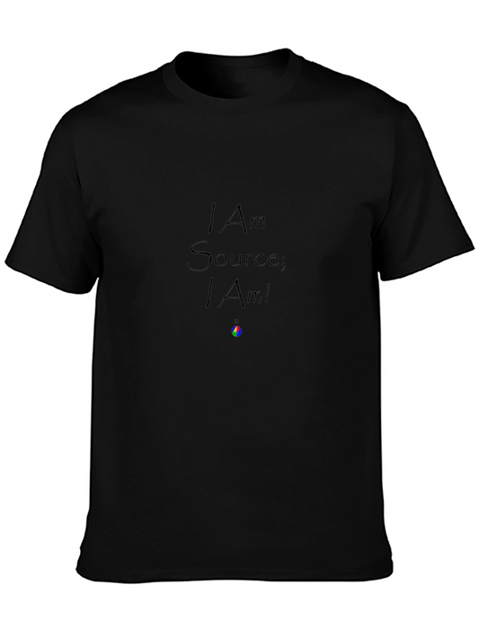 I Am Source Black T-Shirt