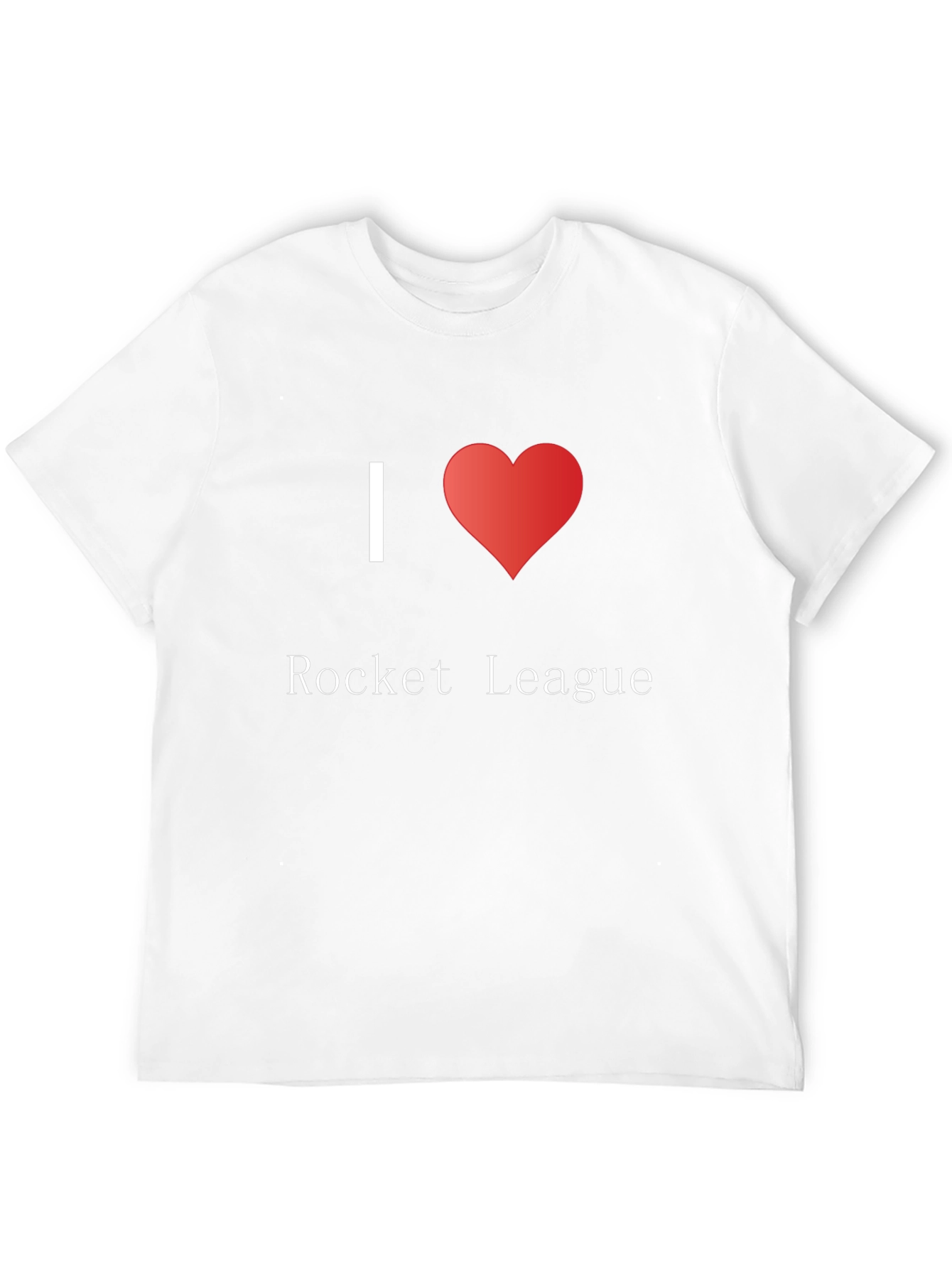 I Heart Rocket League Black T-Shirt