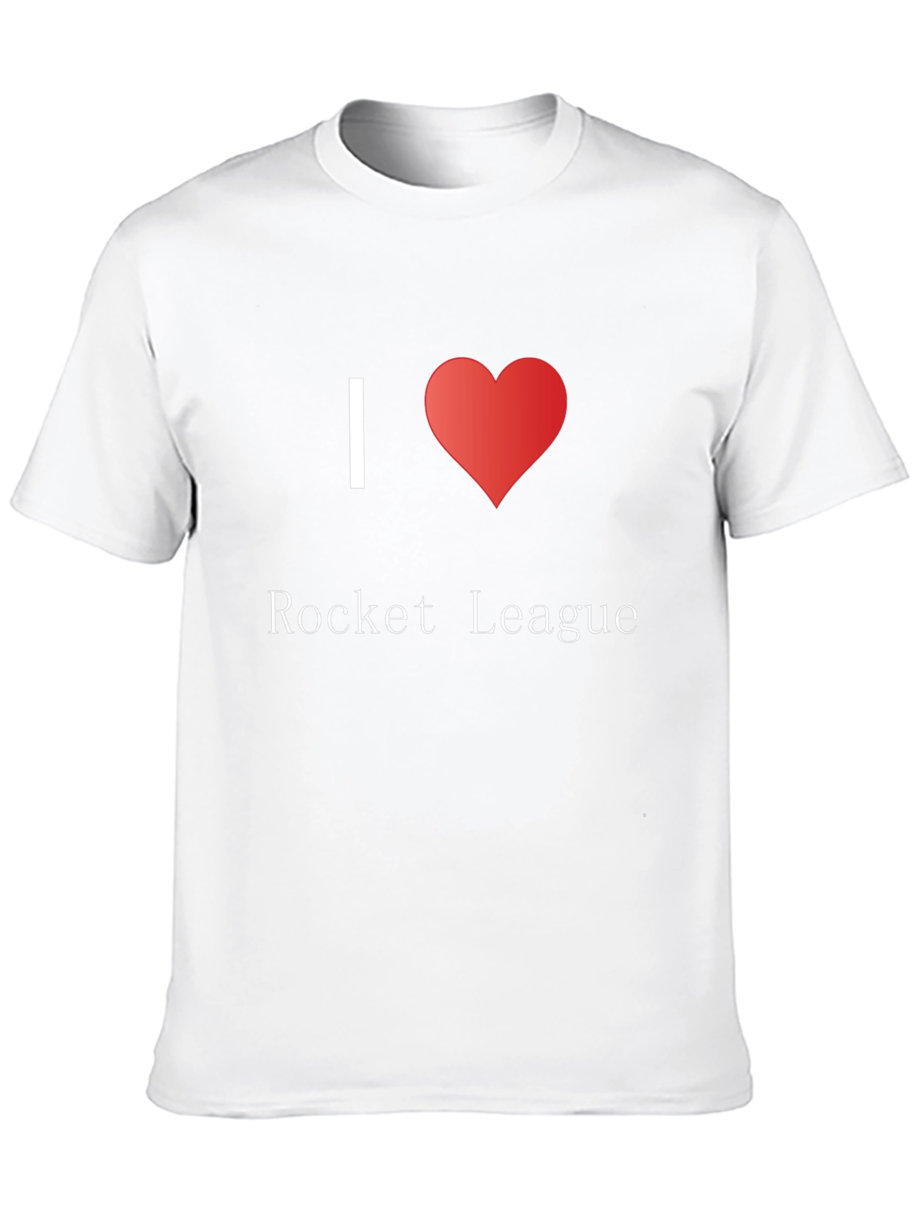 I Heart Rocket League Black T-Shirt
