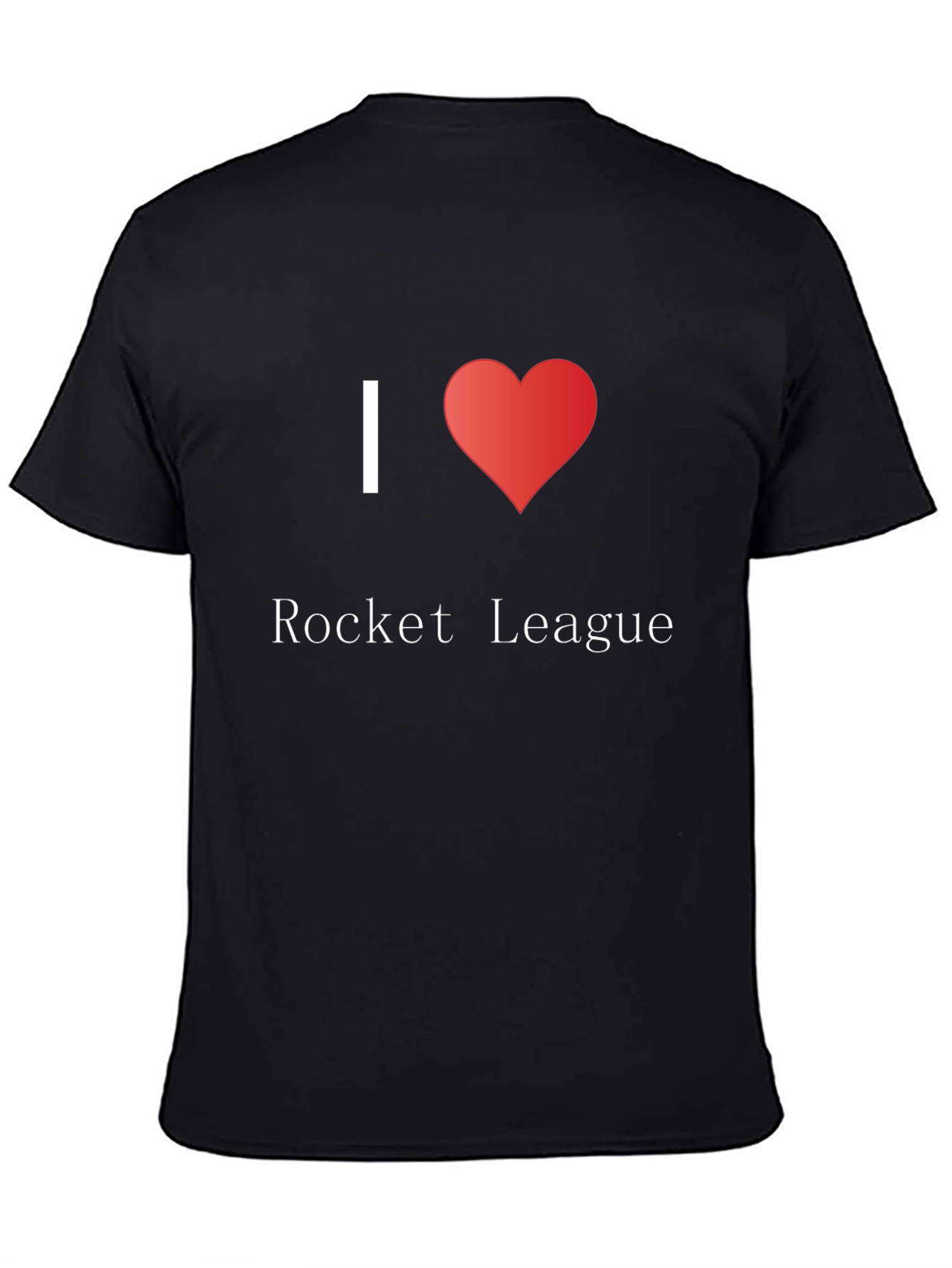 I Heart Rocket League Black T-Shirt