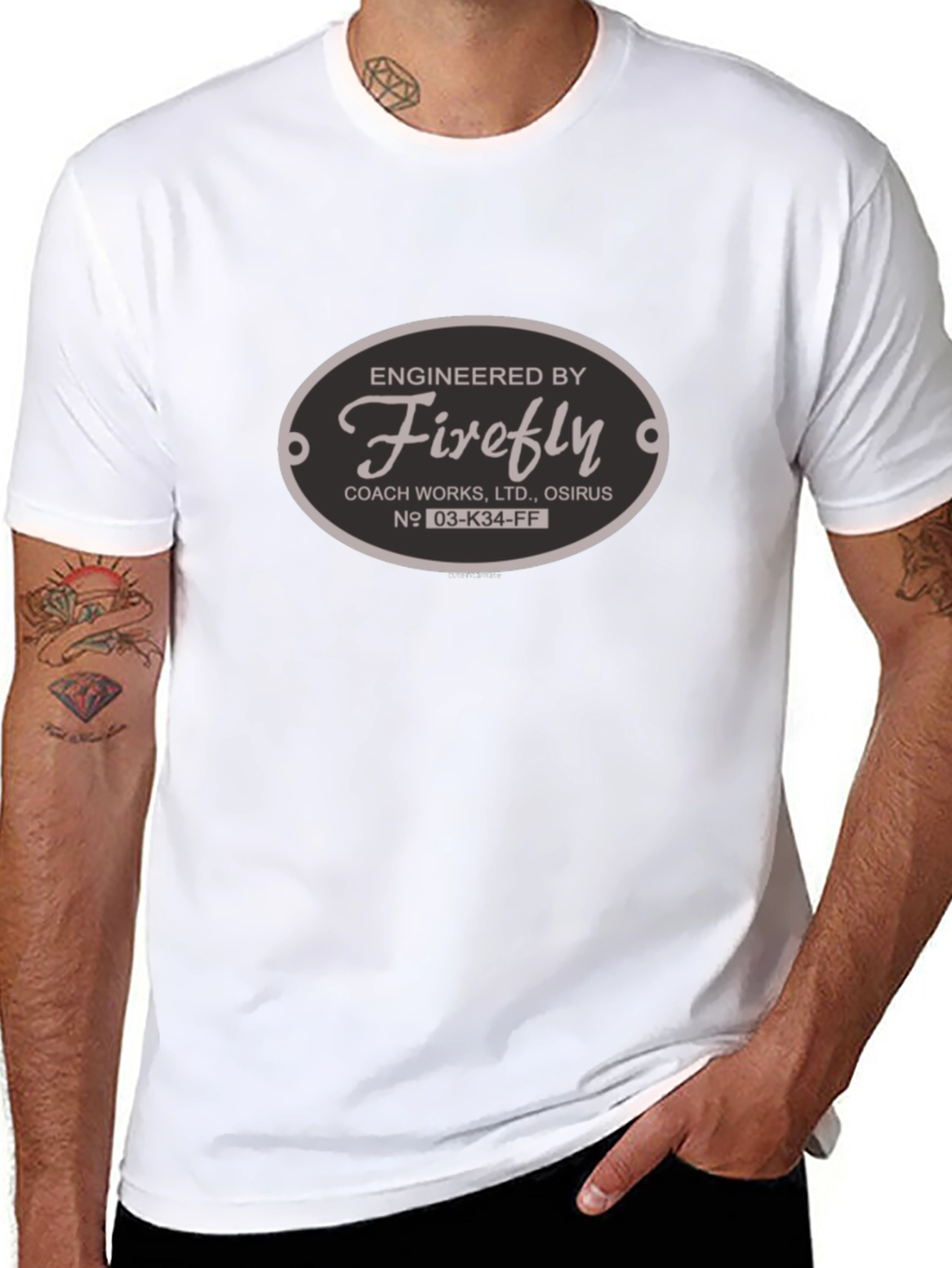 Firefly Coach Works T-Shirt - Sci-Fi Inspired Design
