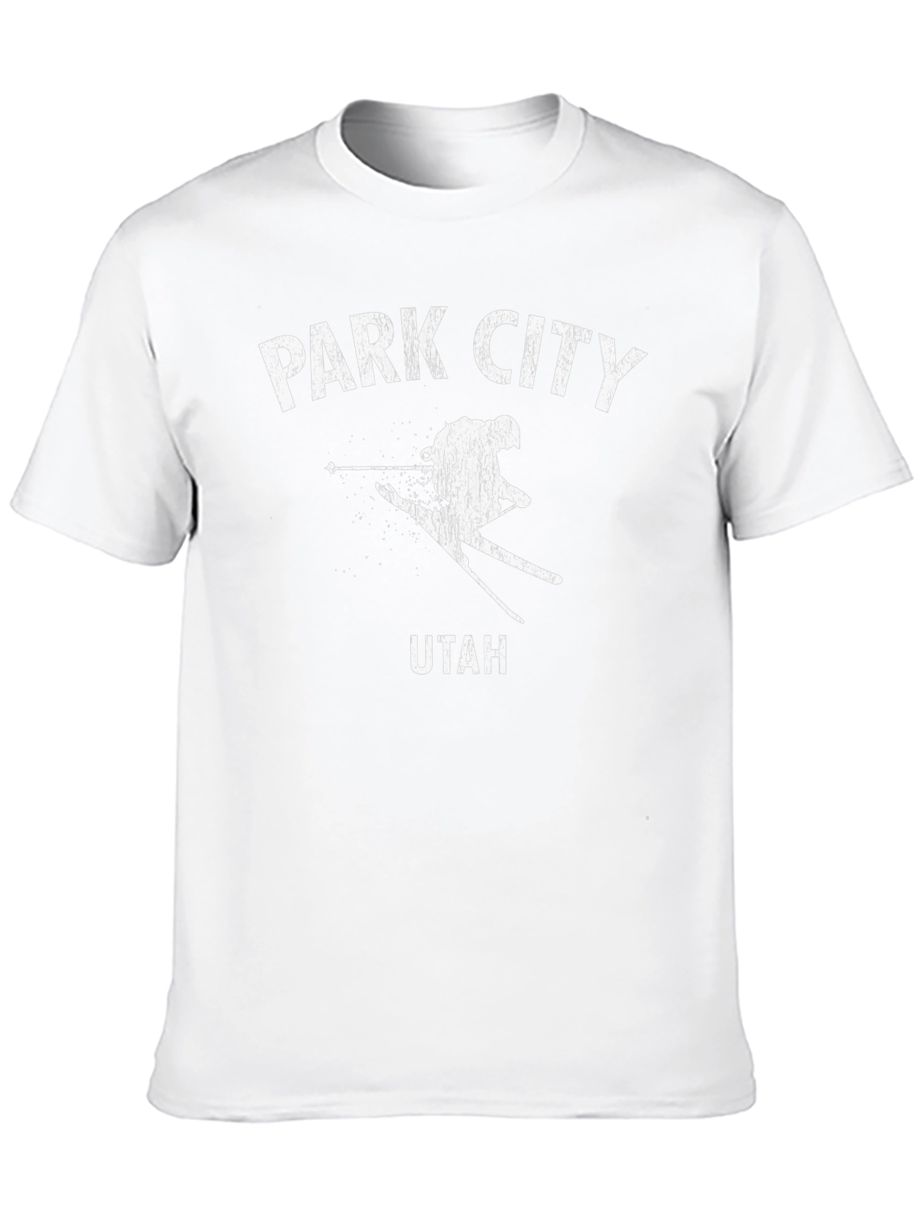 Park City Utah Ski T-Shirt - Black