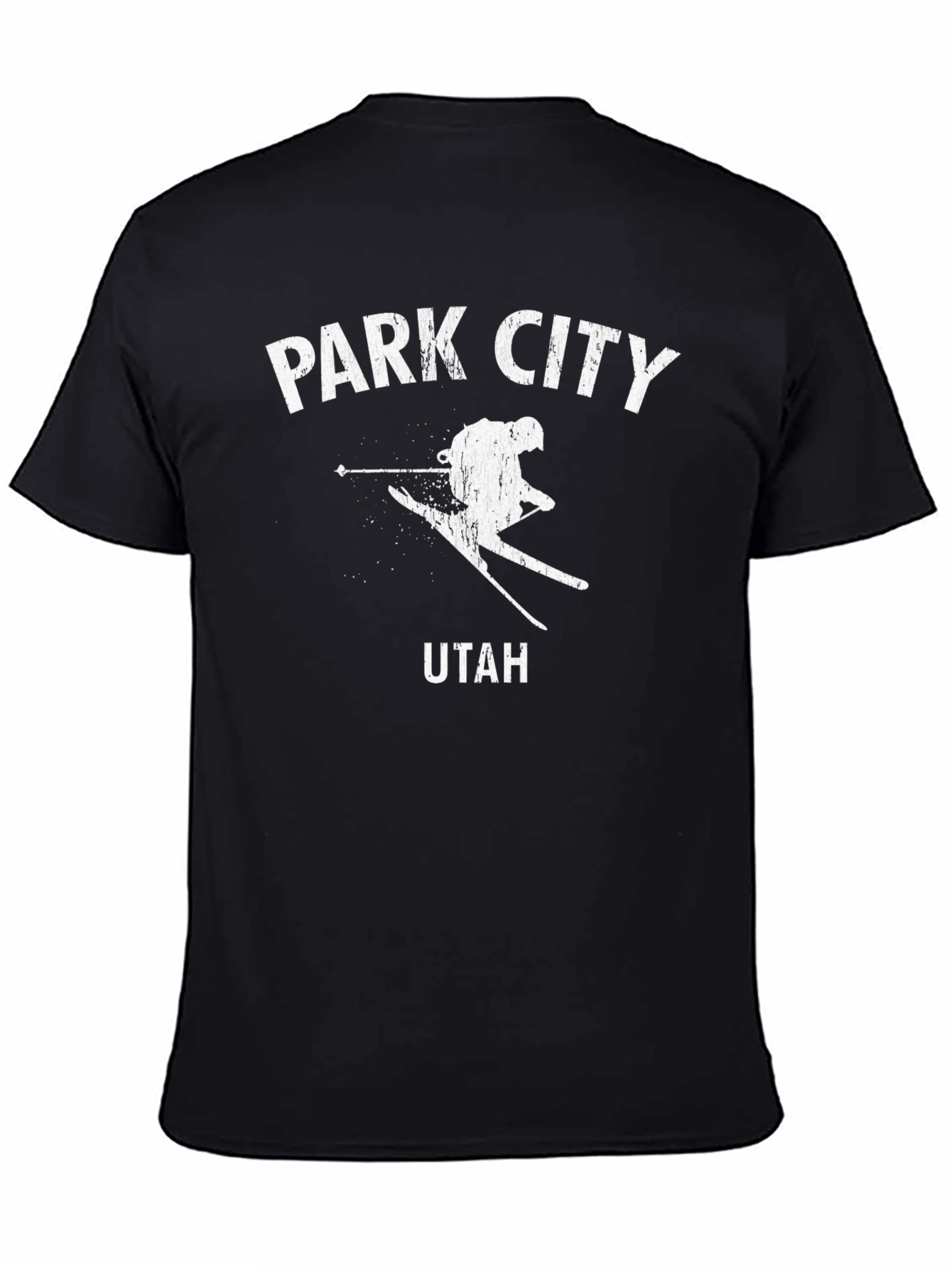 Park City Utah Ski T-Shirt - Black