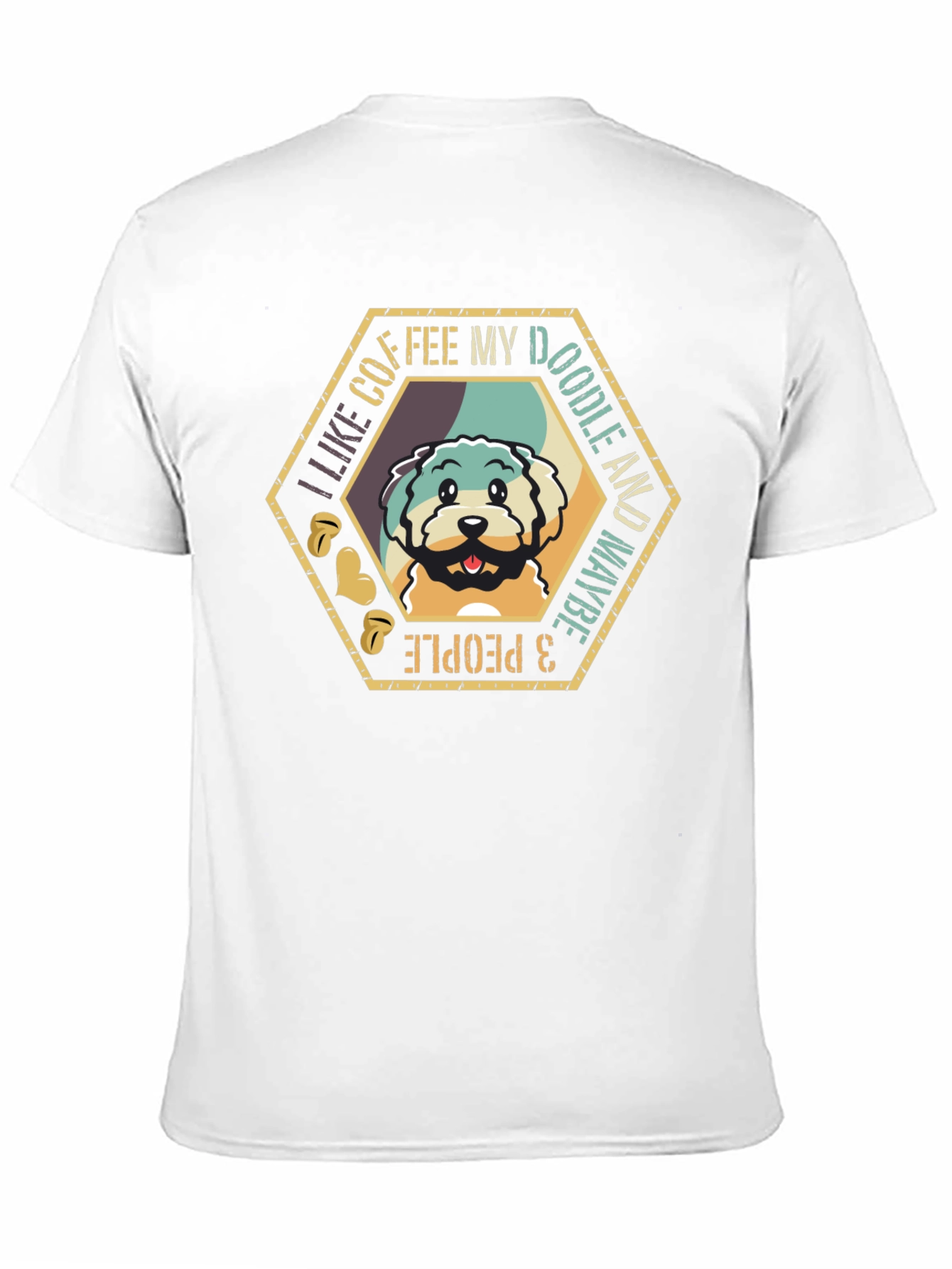 Coffee & Doodles T-Shirt - Cute Pet Lover Tee
