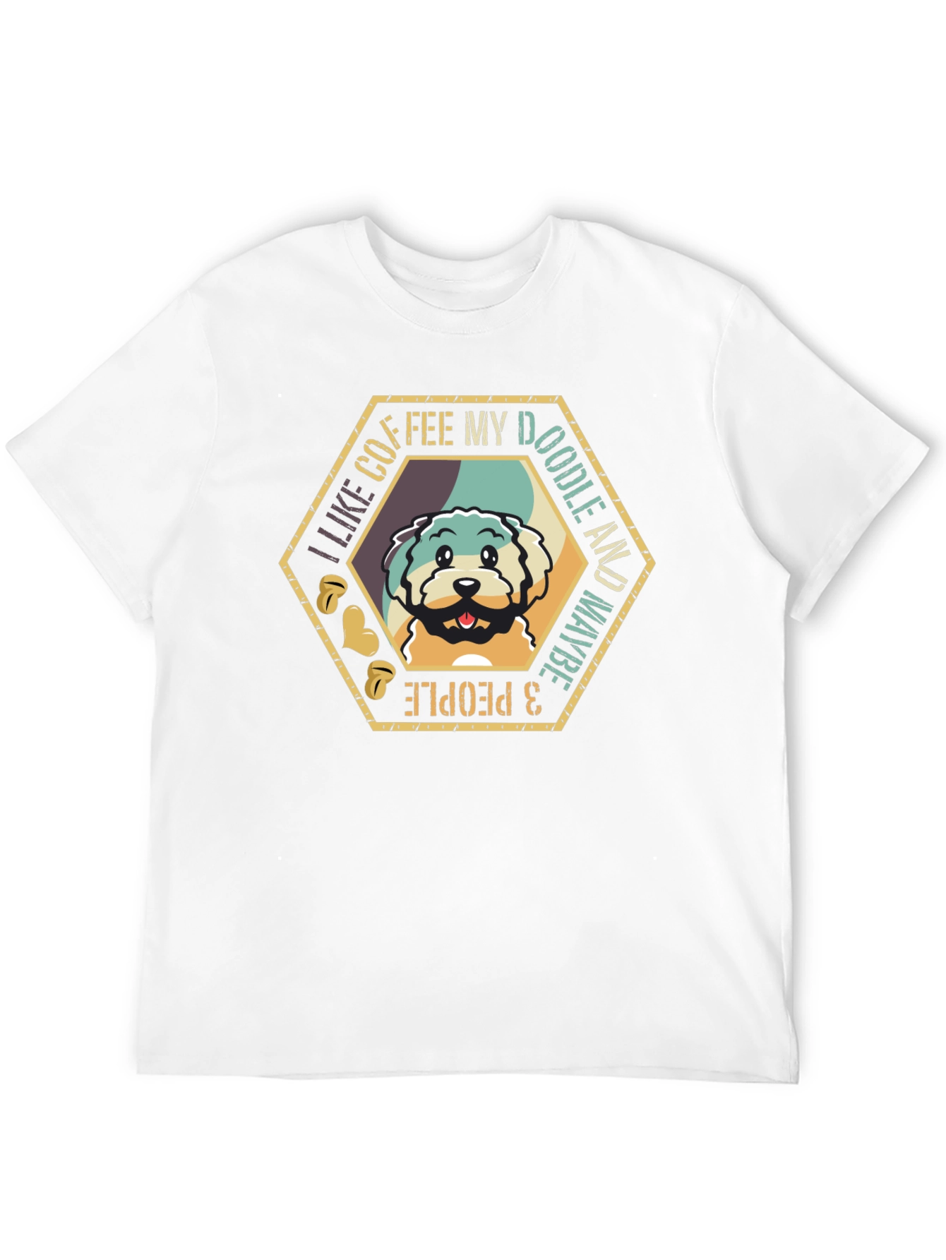 Coffee & Doodles T-Shirt - Cute Pet Lover Tee