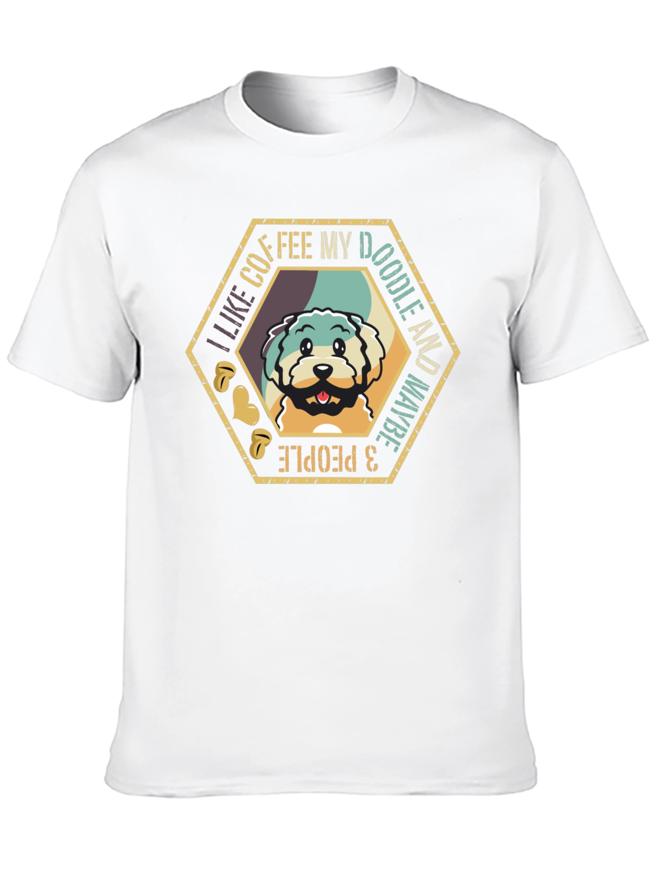 Coffee & Doodles T-Shirt - Cute Pet Lover Tee